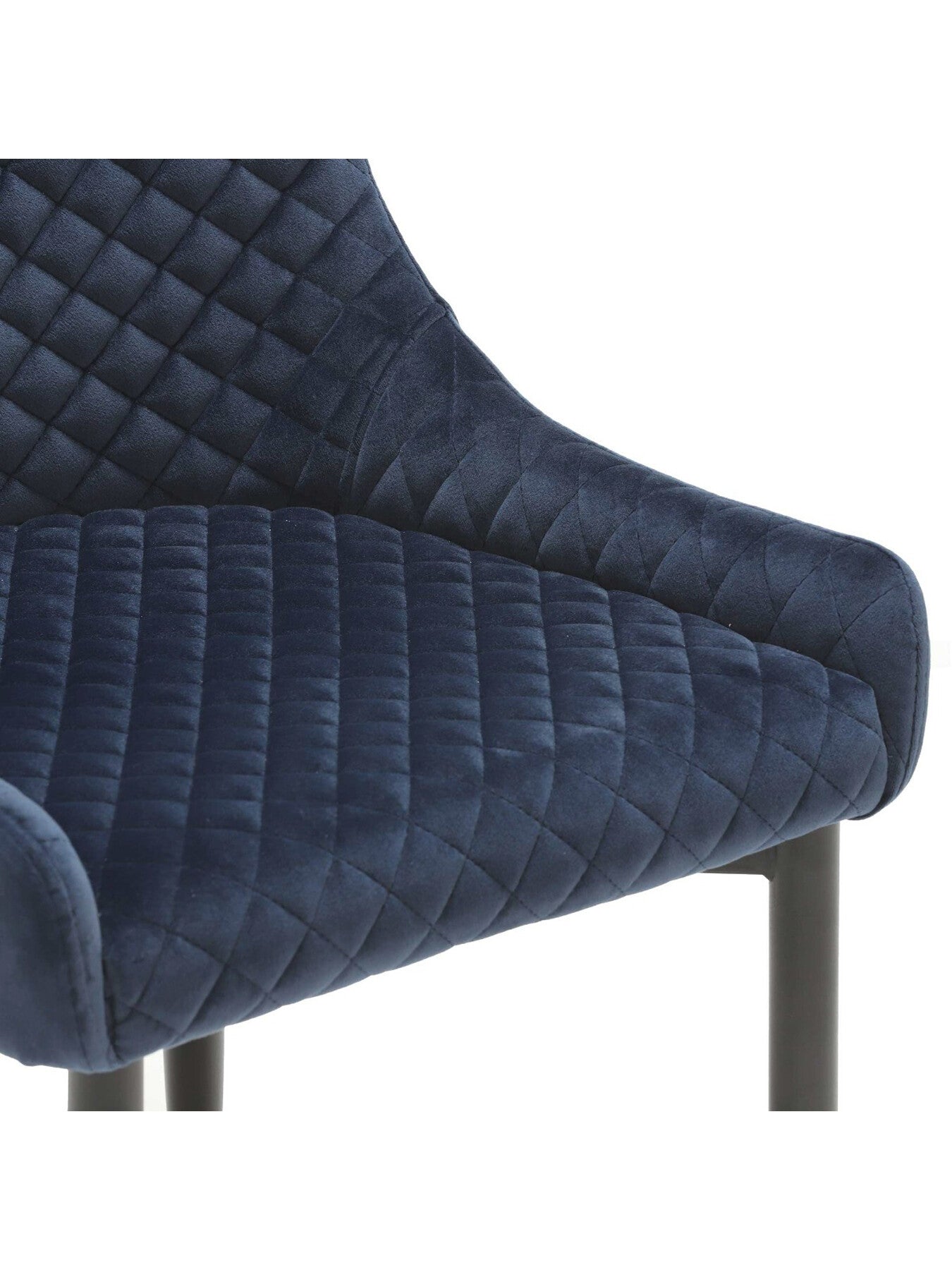 Rivington Velvet Quilted Dining Chair