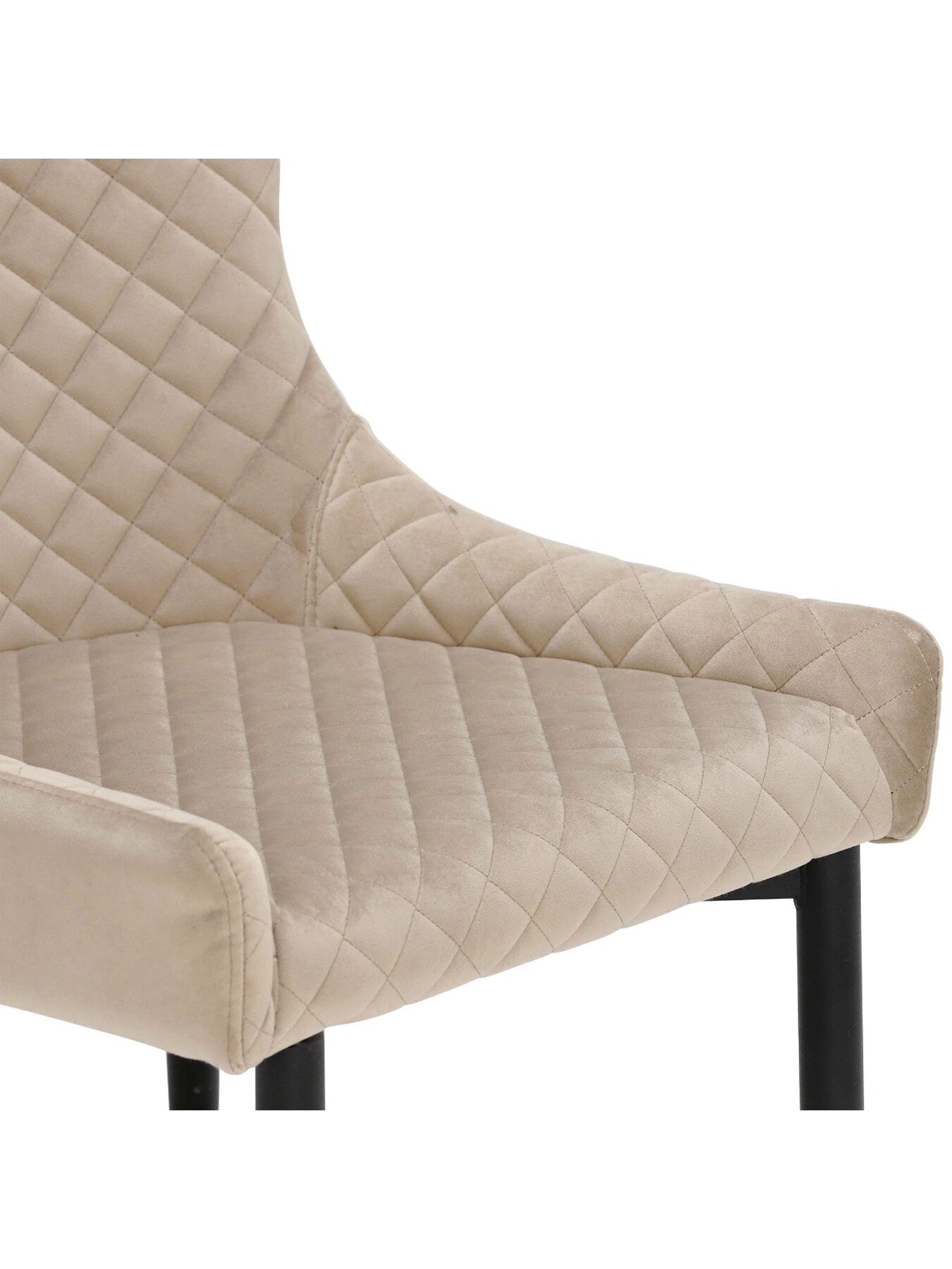 Rivington Velvet Quilted Dining Chair