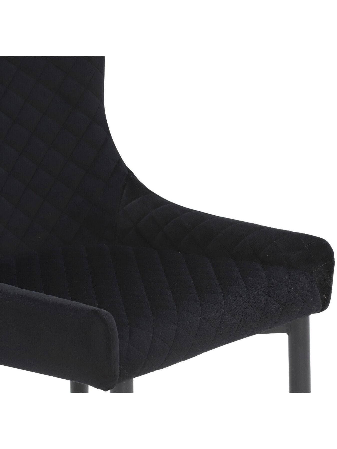 Rivington Velvet Quilted Dining Chair