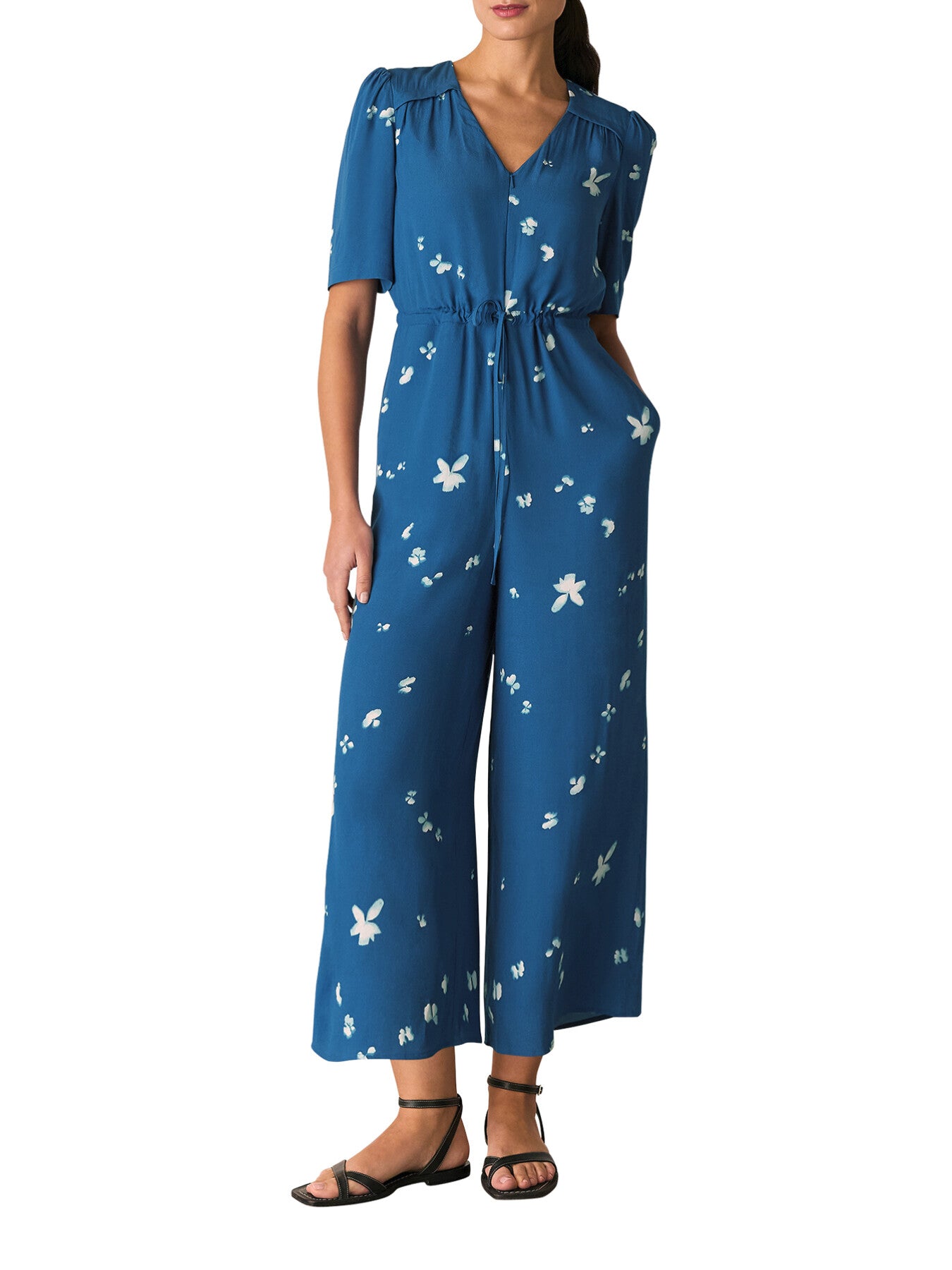 Sun Bleached Floral Jumpsuit
