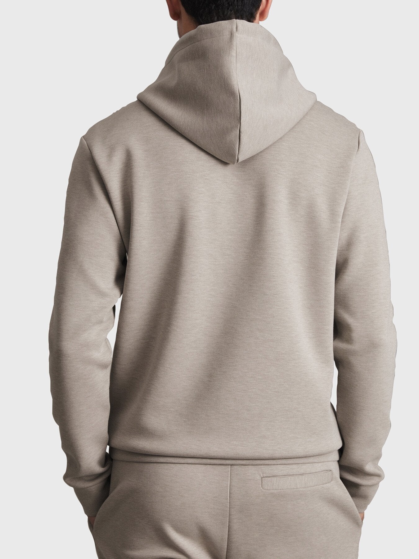 Fabien Interlock Jersey Drawstring Hoodie