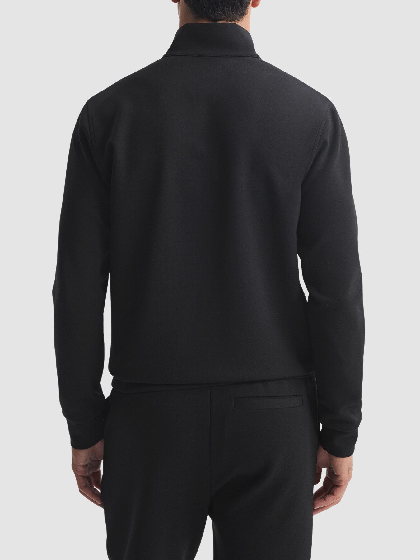 Hale Contrast Half-Zip Funnel Neck Jumper
