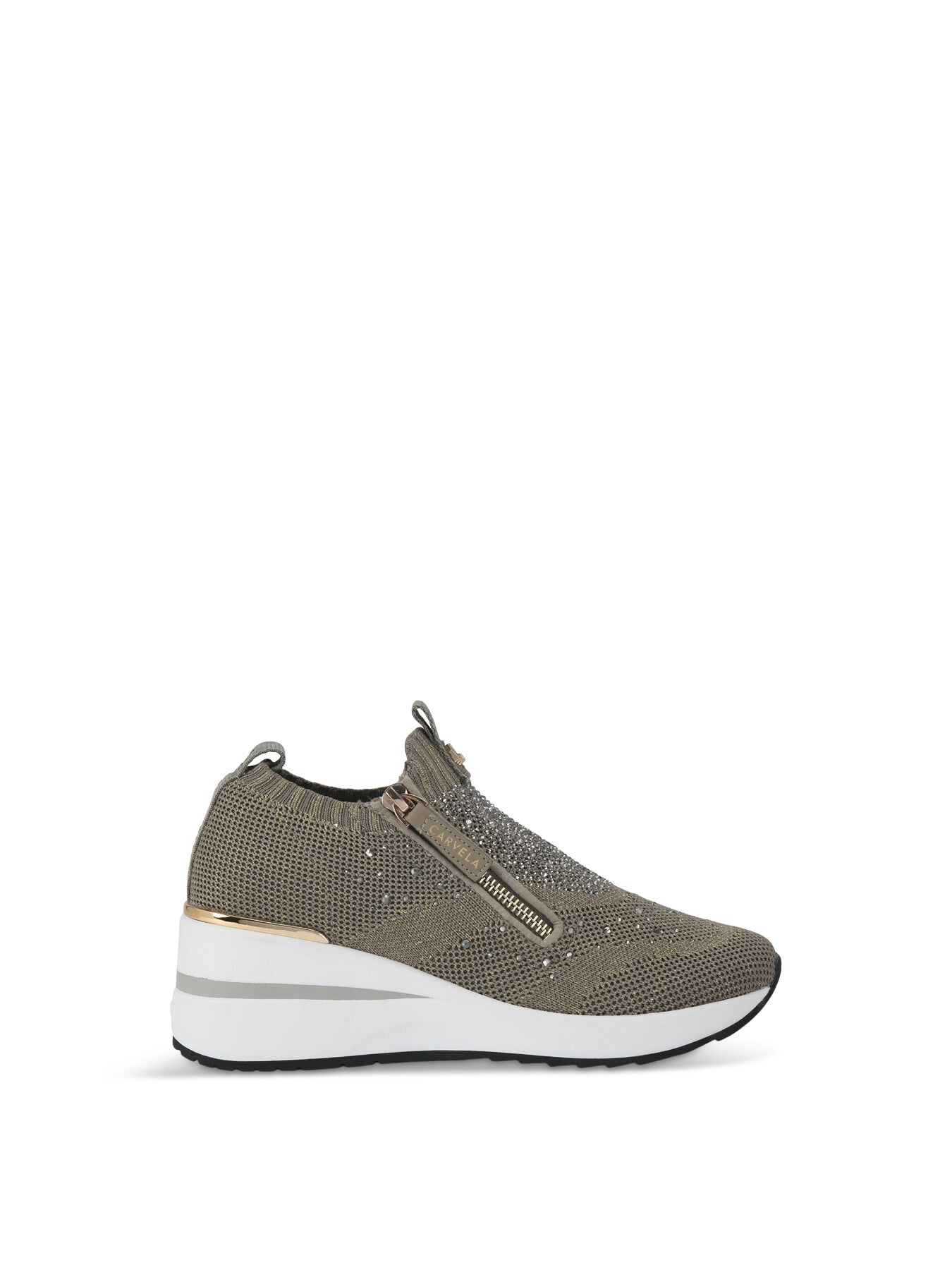 HIGH RISE ZIP KNIT