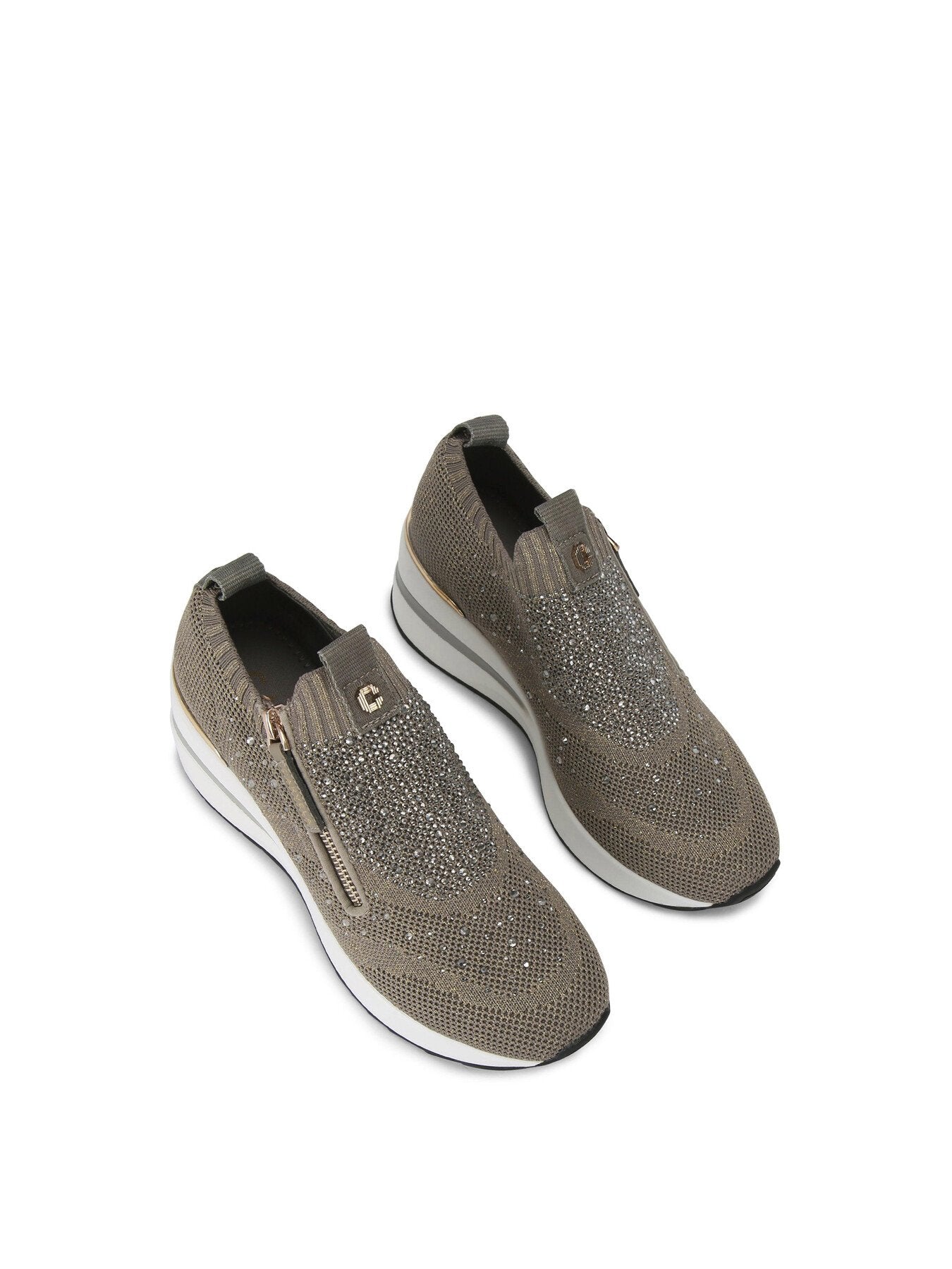 HIGH RISE ZIP KNIT