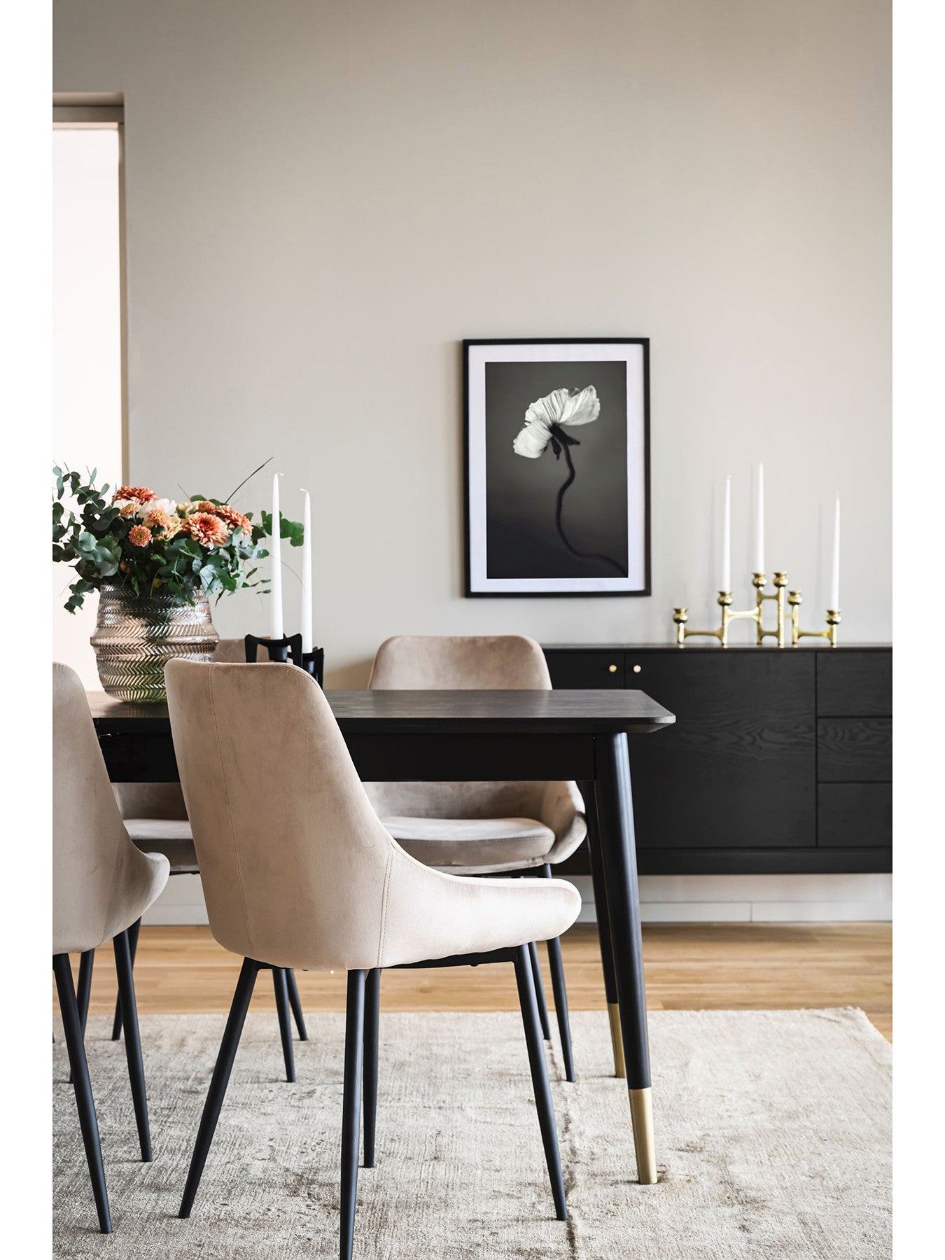 Crawford Velvet Dining Chair, Set of 2