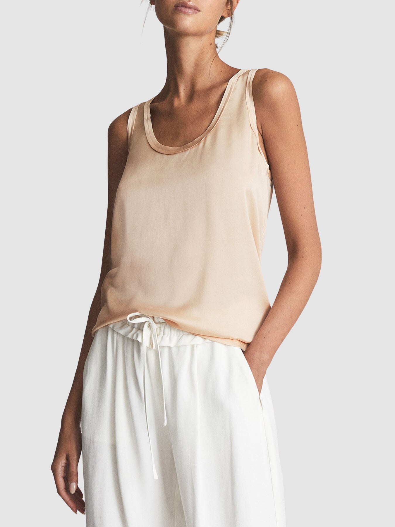 Riley Silk Front Vest