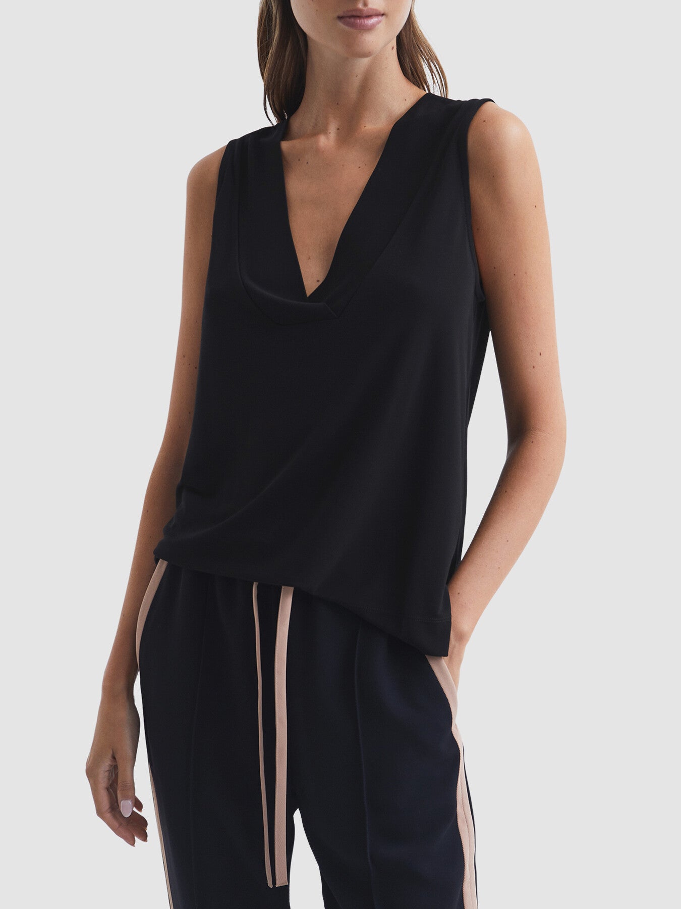 Taylor V-Neck Shell Blouse
