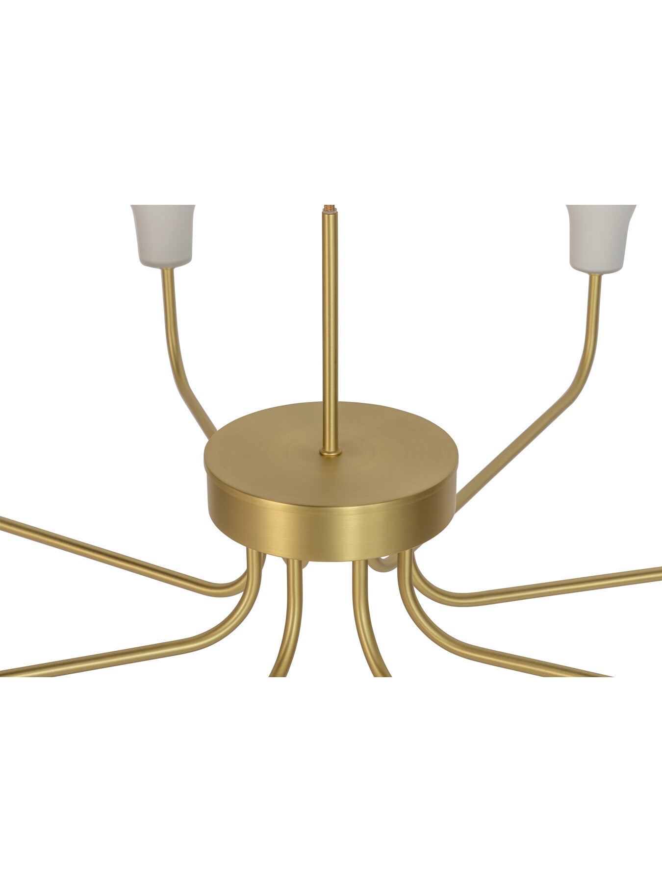 Ophelia 8 Arm Chandelier Brushed Brass