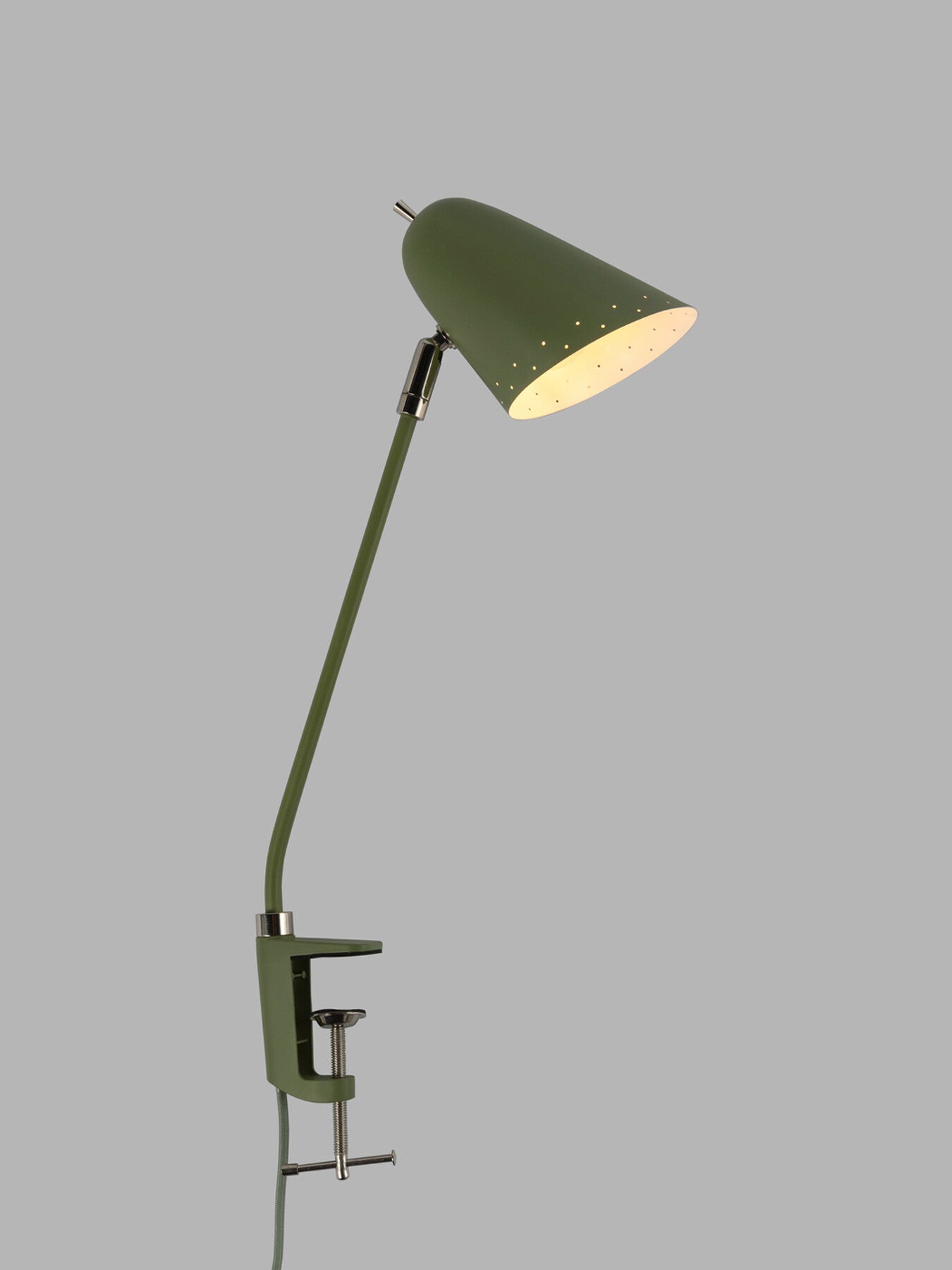 Helsinki Long Arm Clamp Wall/ Table Lamp Sage