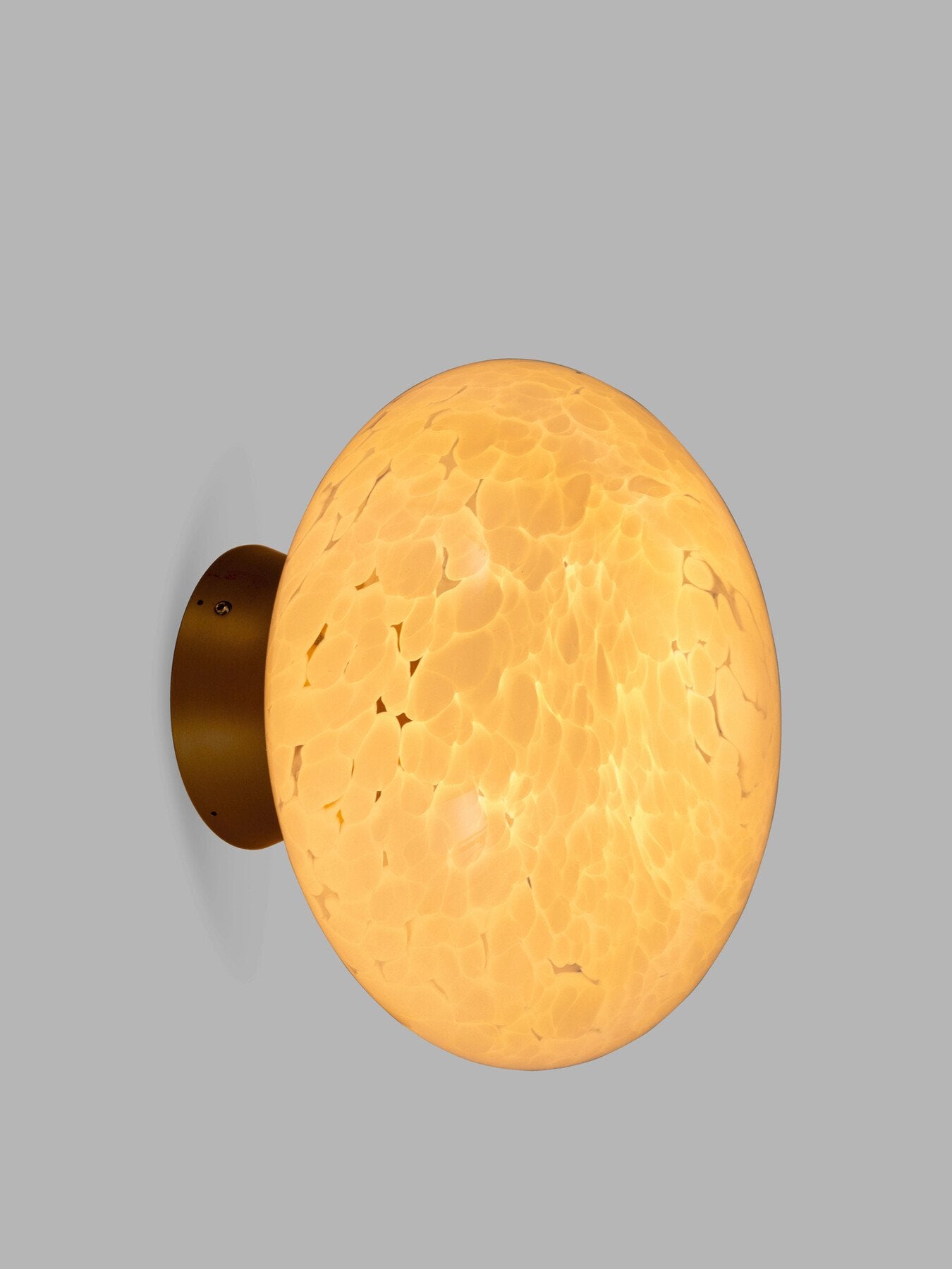 Speckled Wall Lamp IP44 White