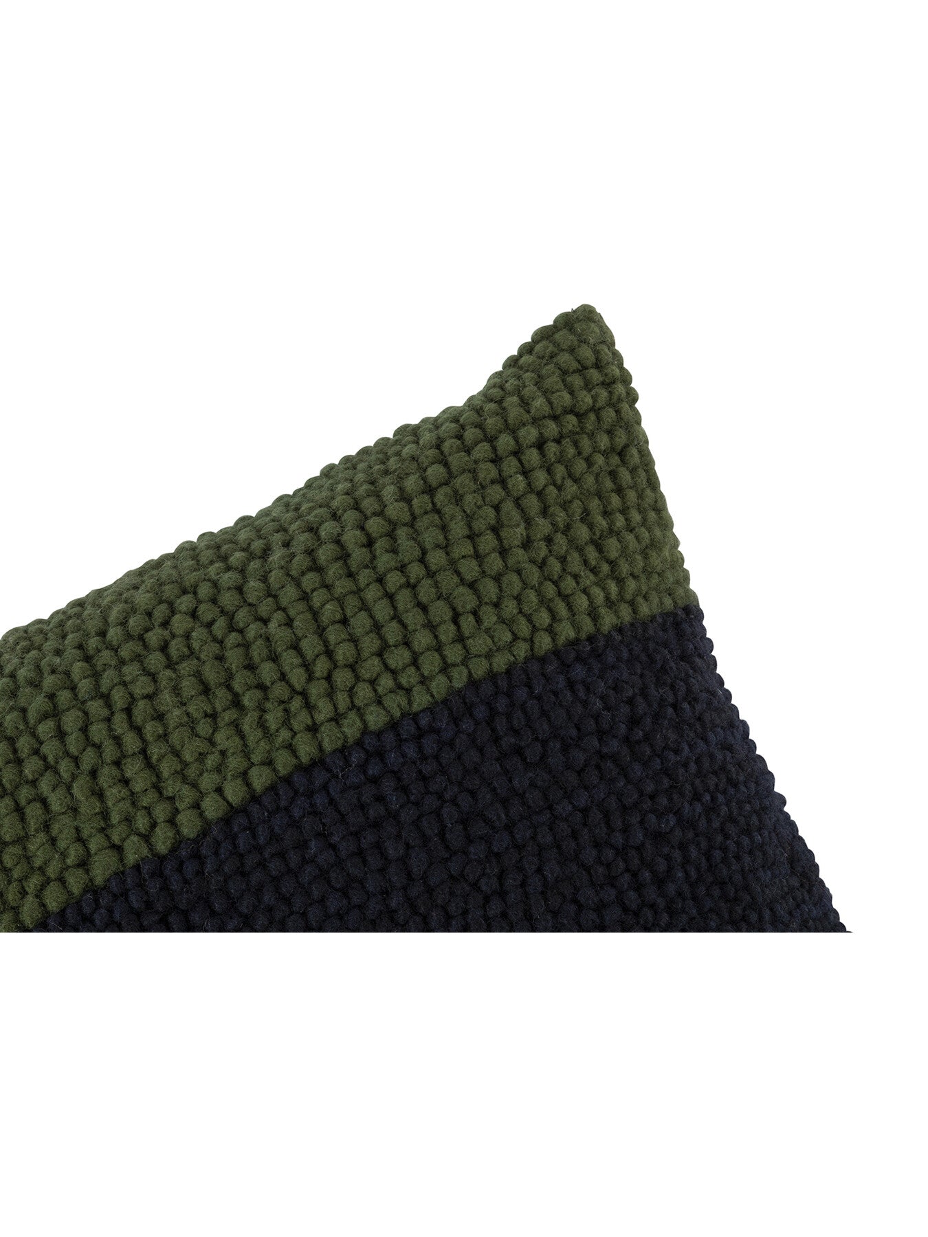 Heal's Loop cushion & Green 45x45