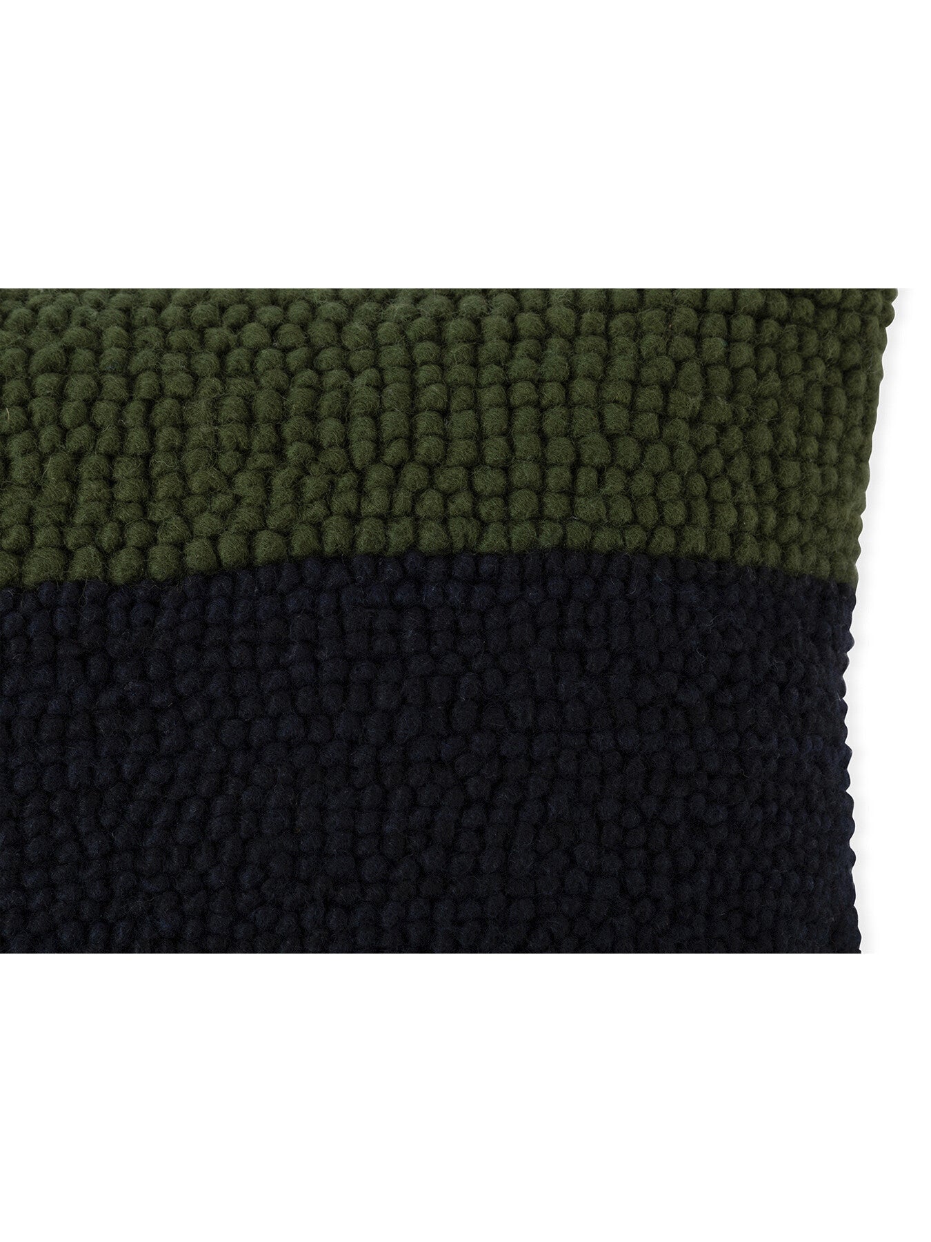 Heal's Loop cushion & Green 45x45