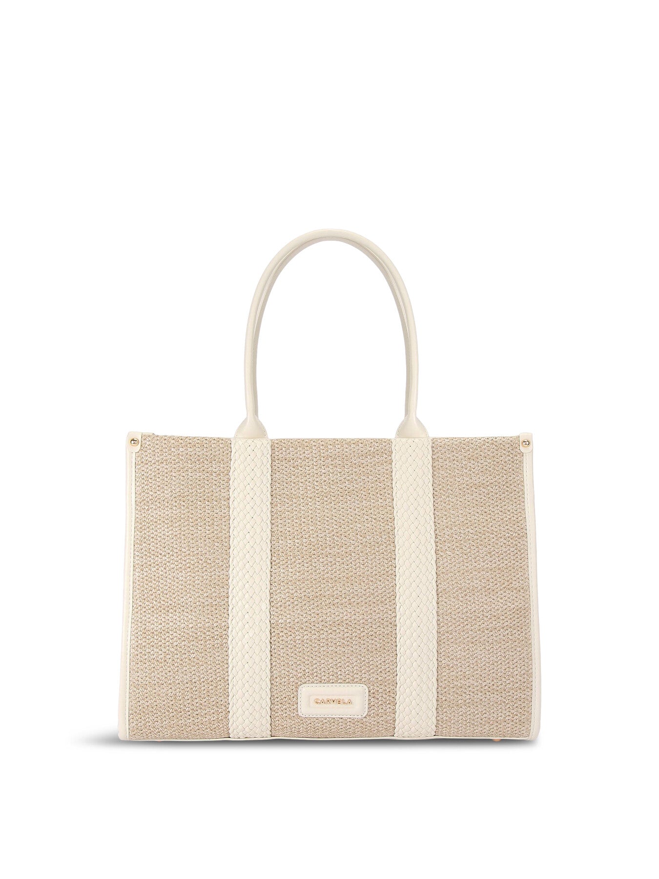 TWISTED RAFFIA TOTE