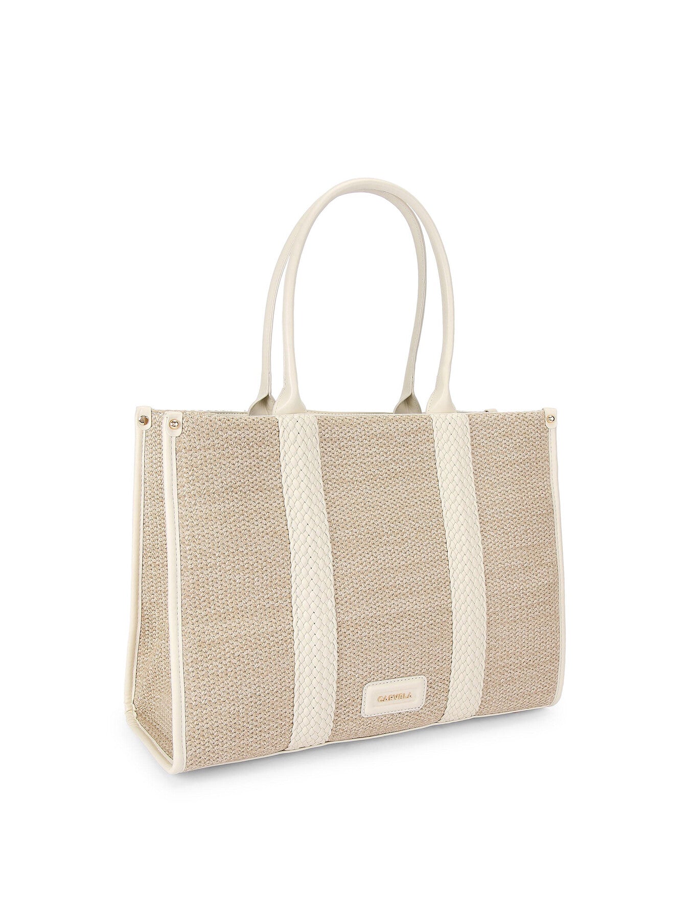 TWISTED RAFFIA TOTE
