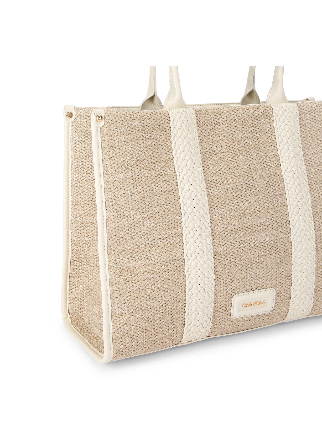 TWISTED RAFFIA TOTE