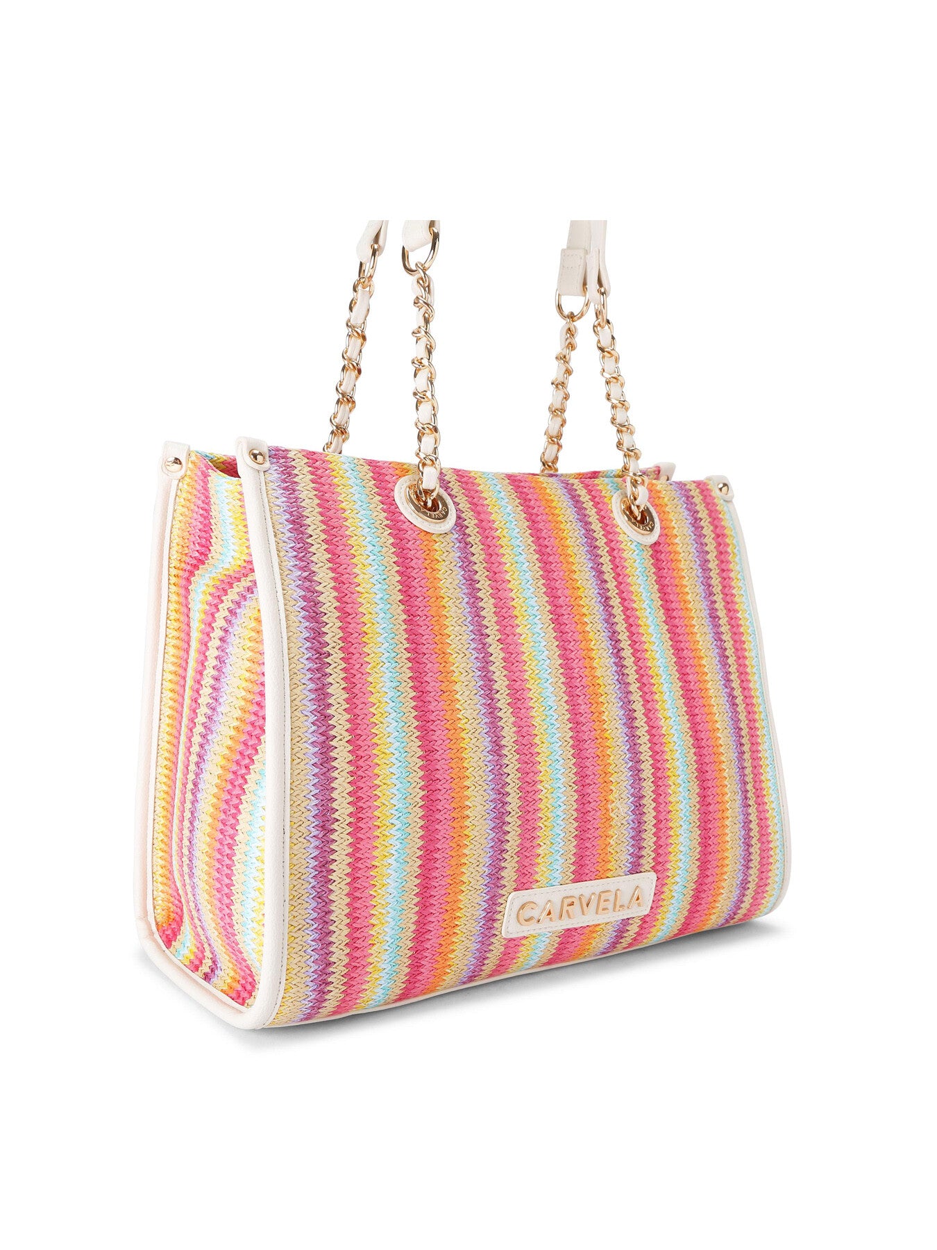 LEILA RAFFIA TOTE