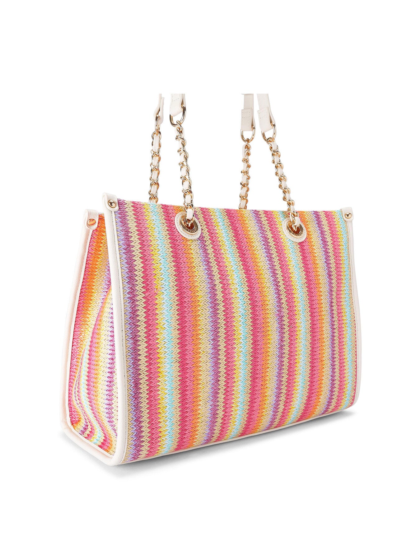 LEILA RAFFIA TOTE