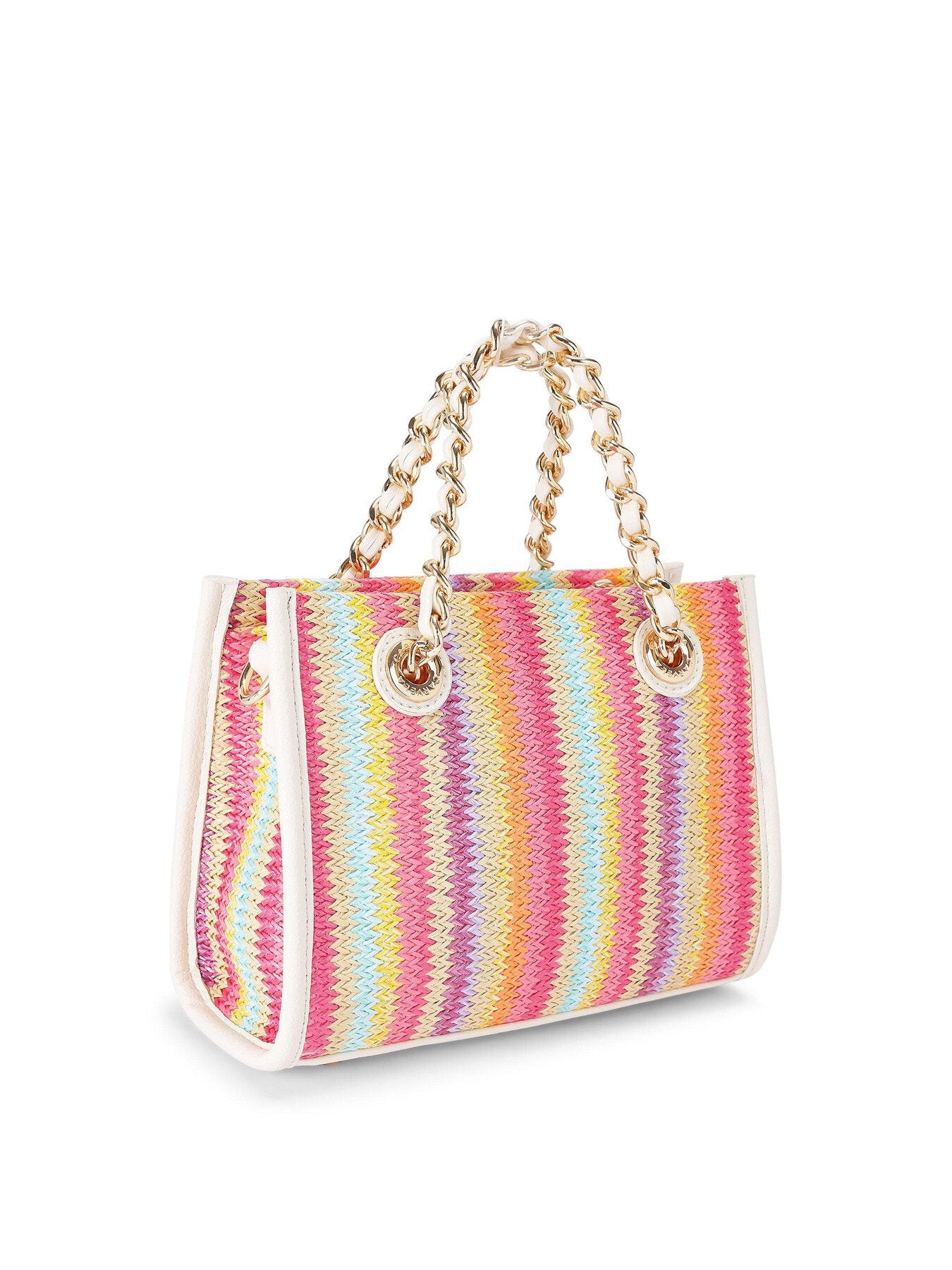 LEILA RAFFIA MINI TOTE