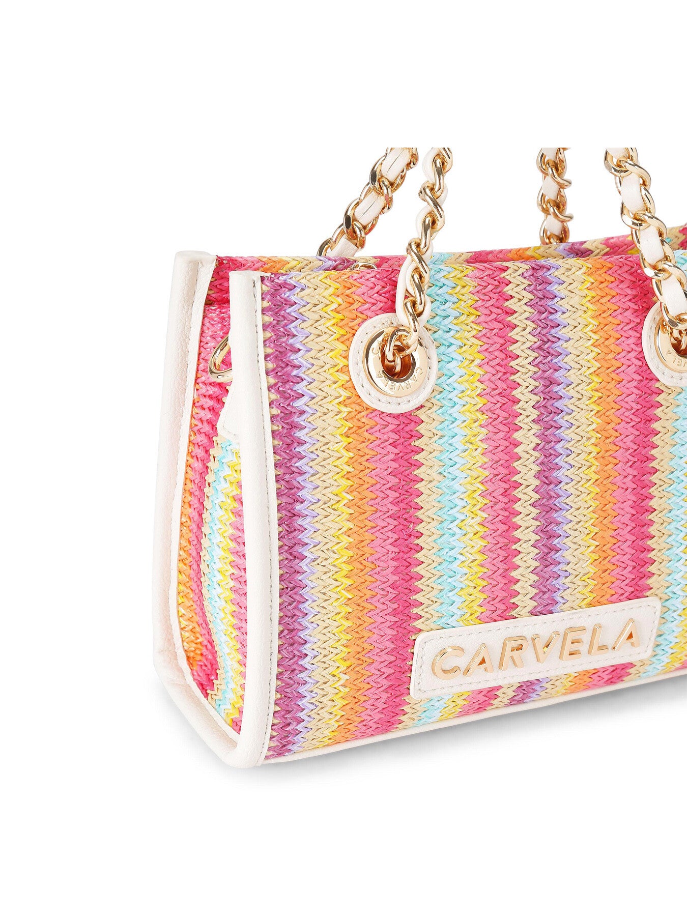 LEILA RAFFIA MINI TOTE
