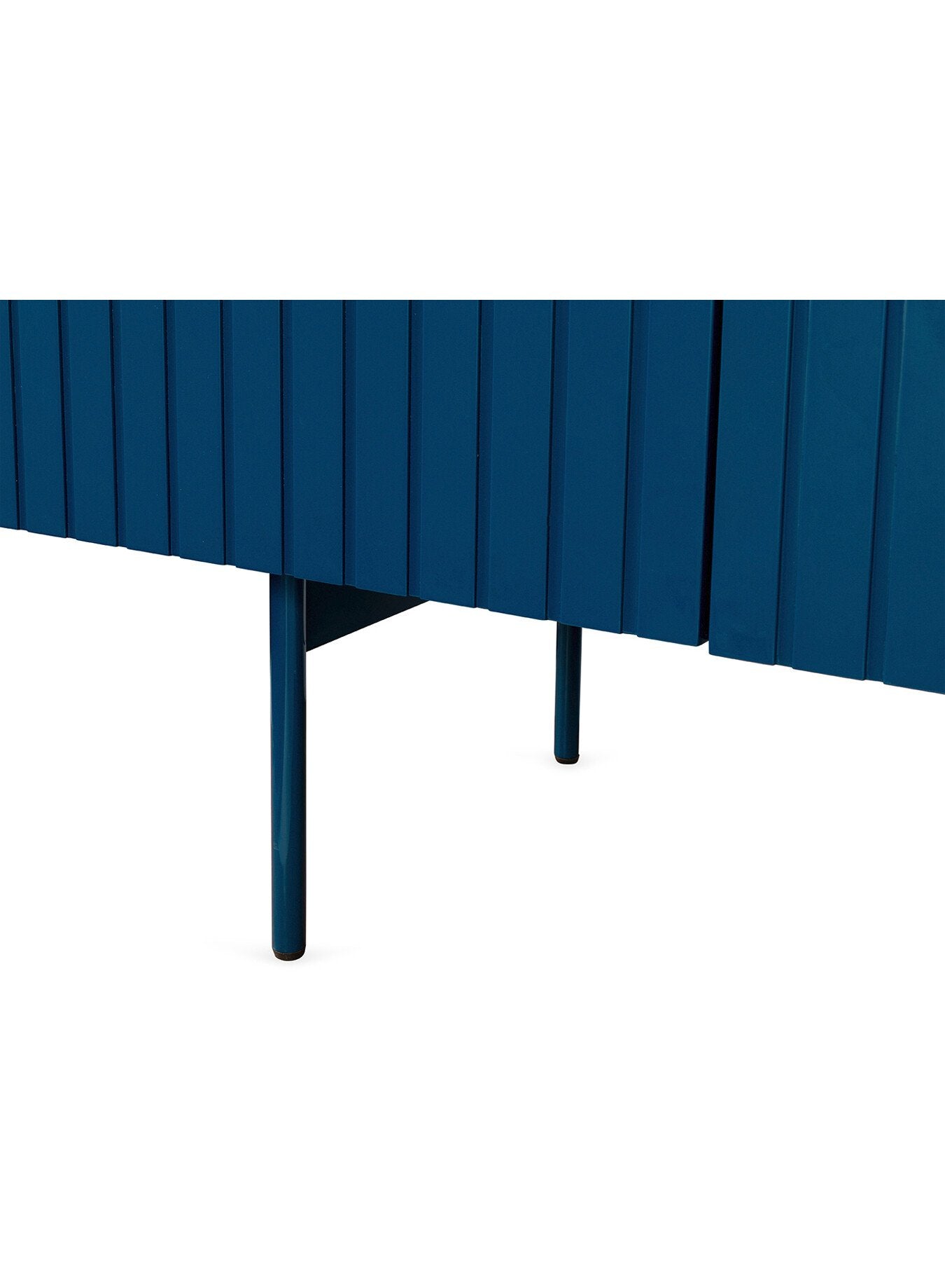 Riga Sideboard White Ceramic High Gloss Blue