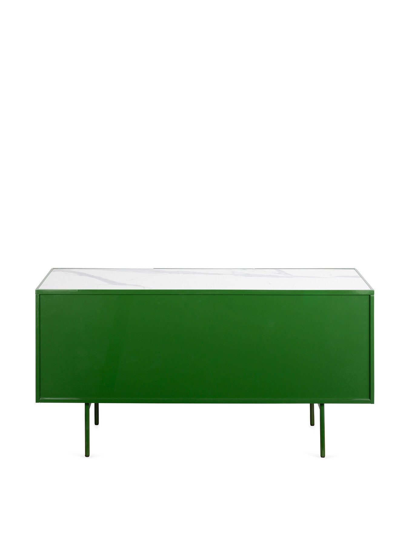 Riga Sideboard White Ceramic High Gloss Green