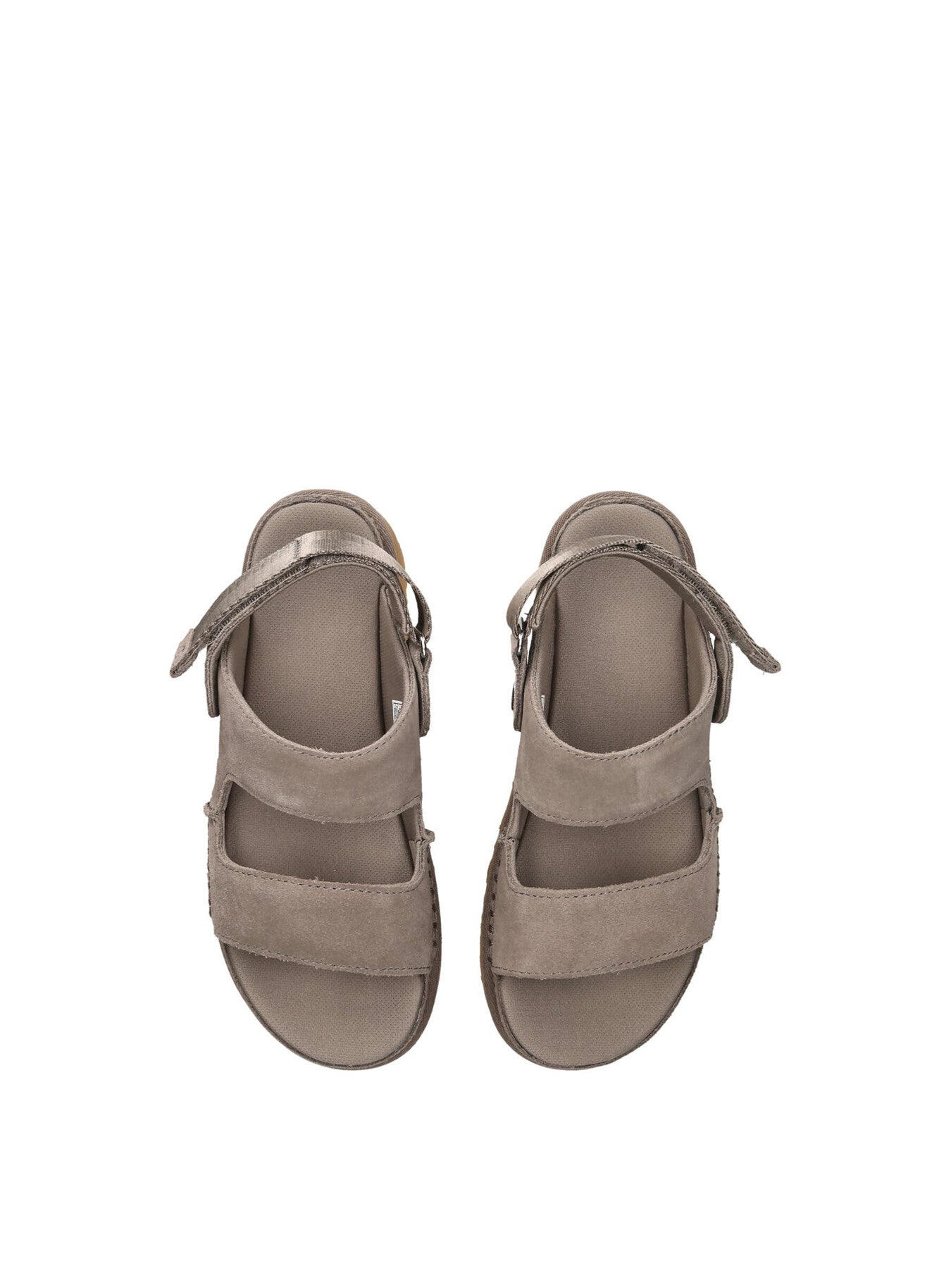 Goldenstar Glide Suede Sandals Smoke Plume