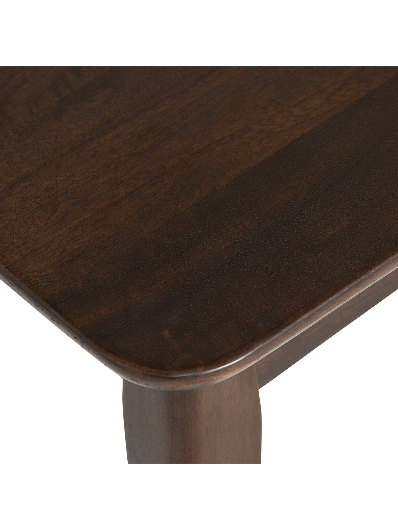 Atticus Dark Wood Dining Bench