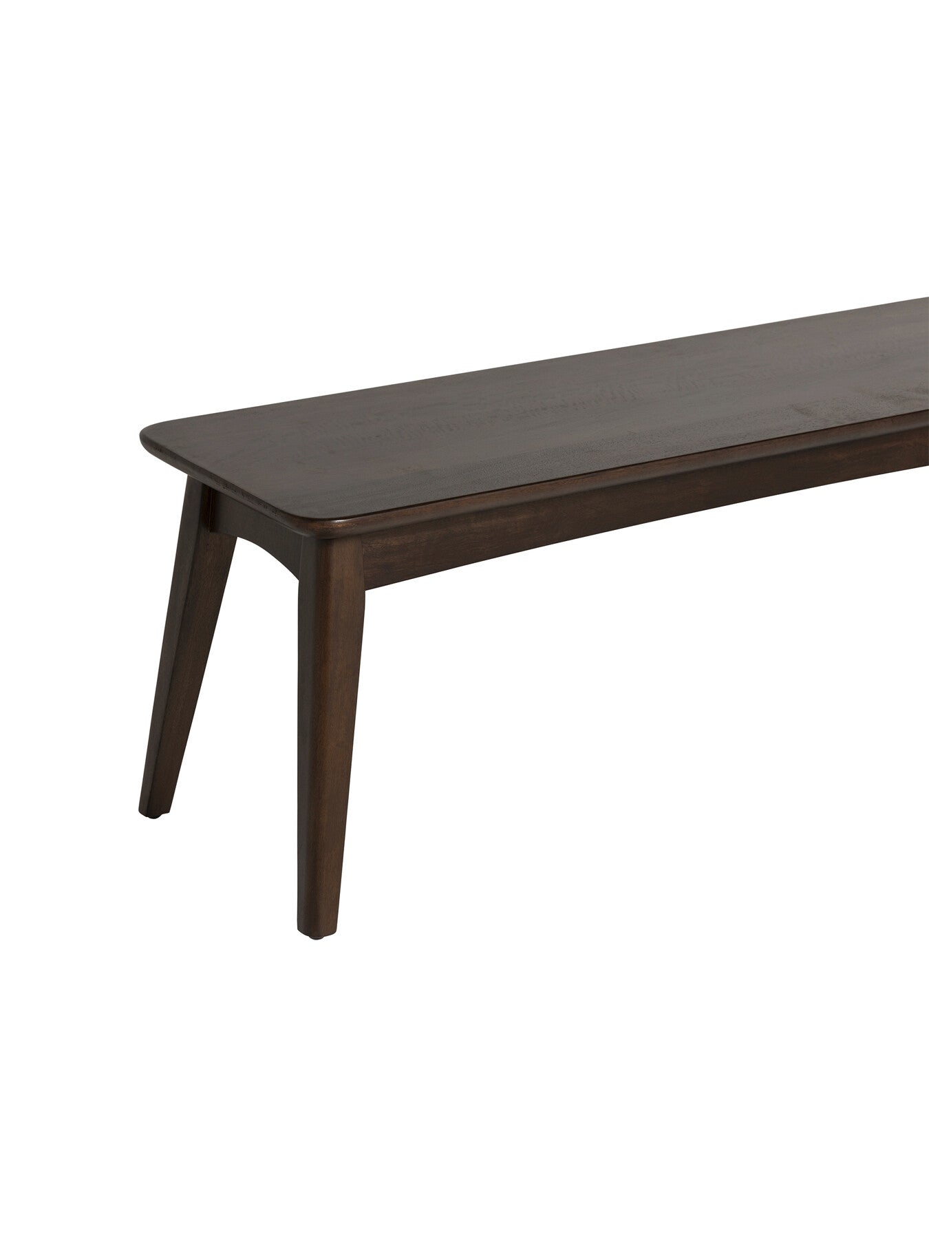 Atticus Dark Wood Dining Bench
