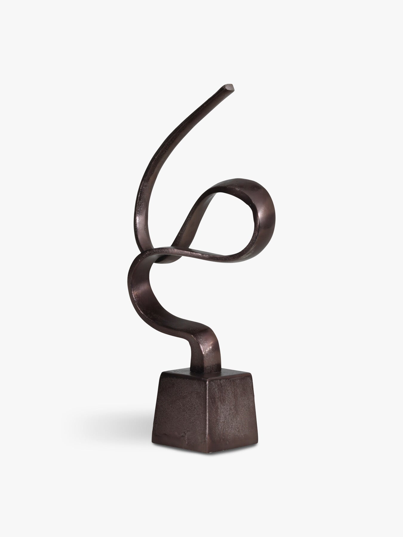 Metallic Aluminium Wellness Sculpture on Base