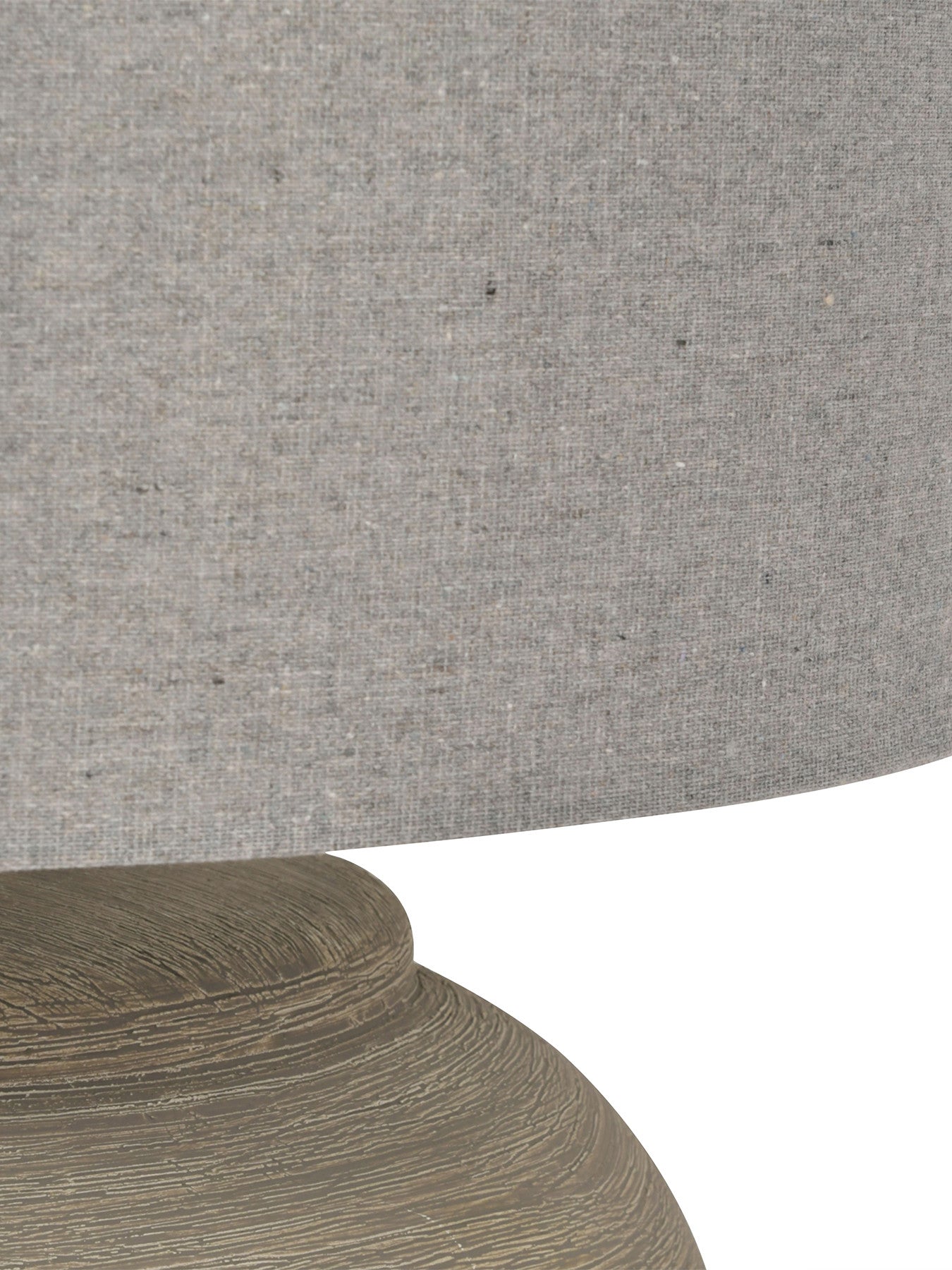 Baslow Etched Small Ceramic Lamp with Shade