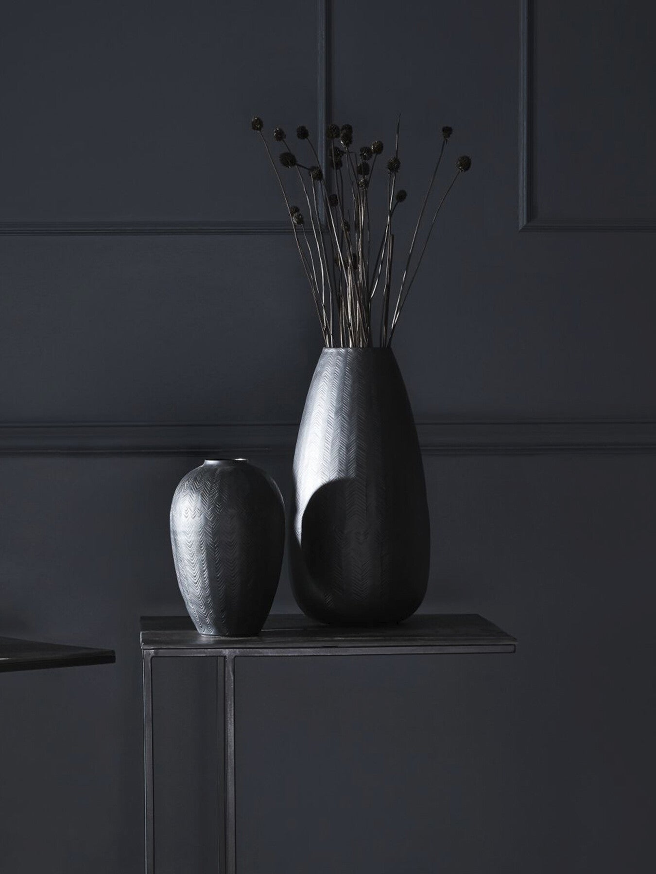 Herringbone Tapered 41cm Vase