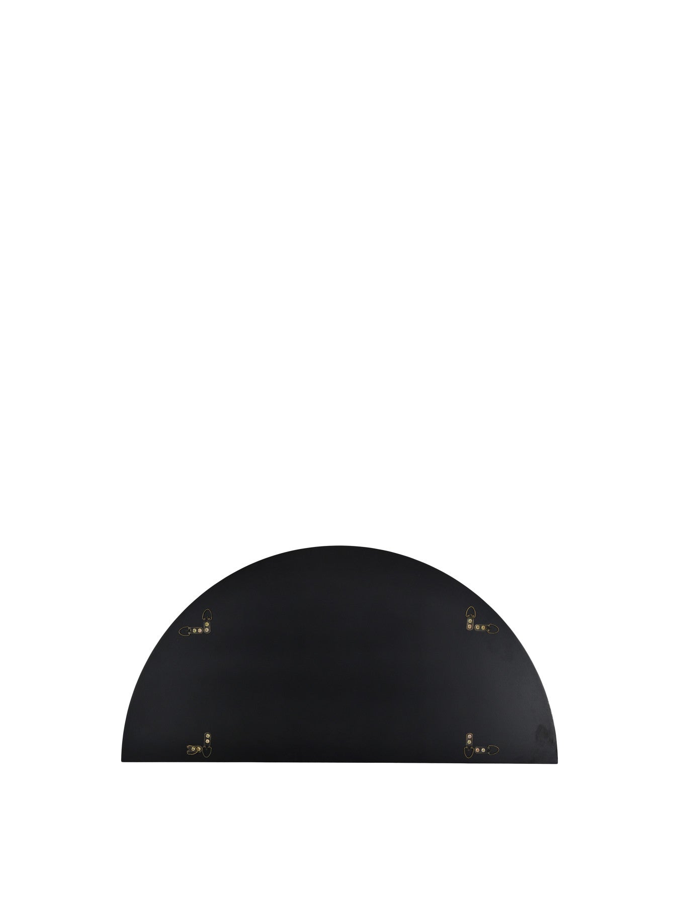 Half Moon Golden Wall Mirror