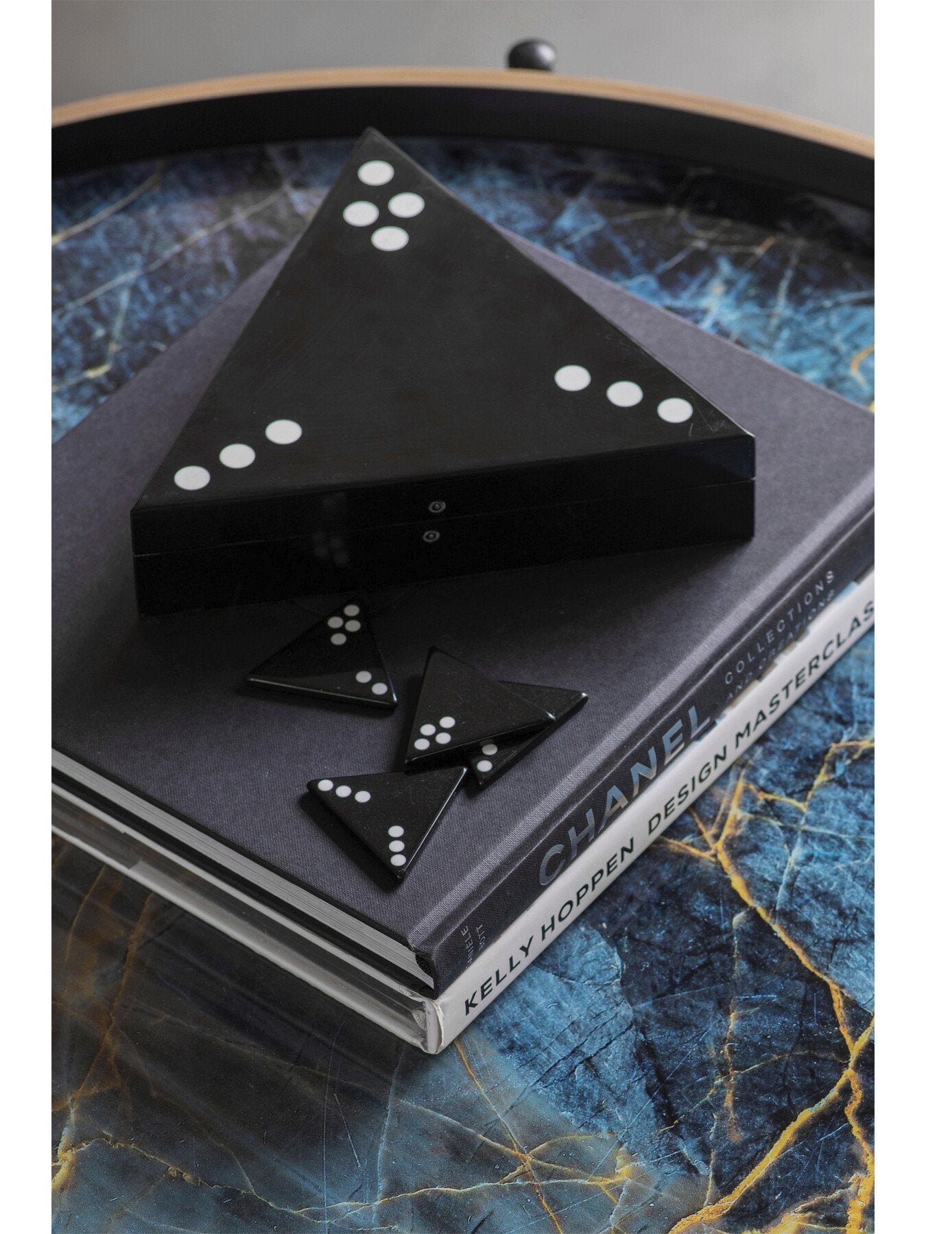 Triangular Dominoes Game in Resin