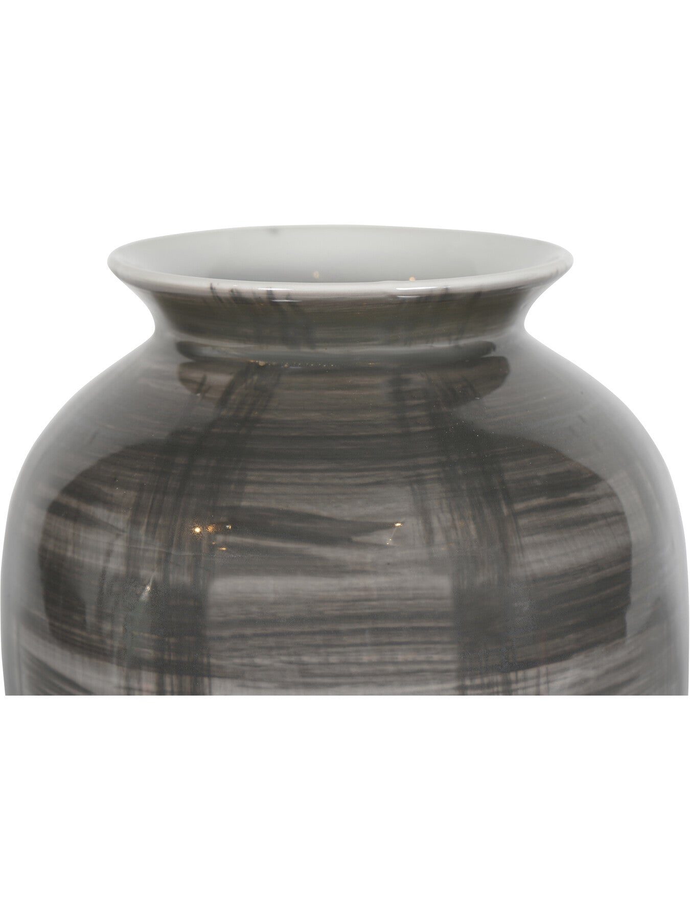 Crosshatch Ceramic Vase 34cm