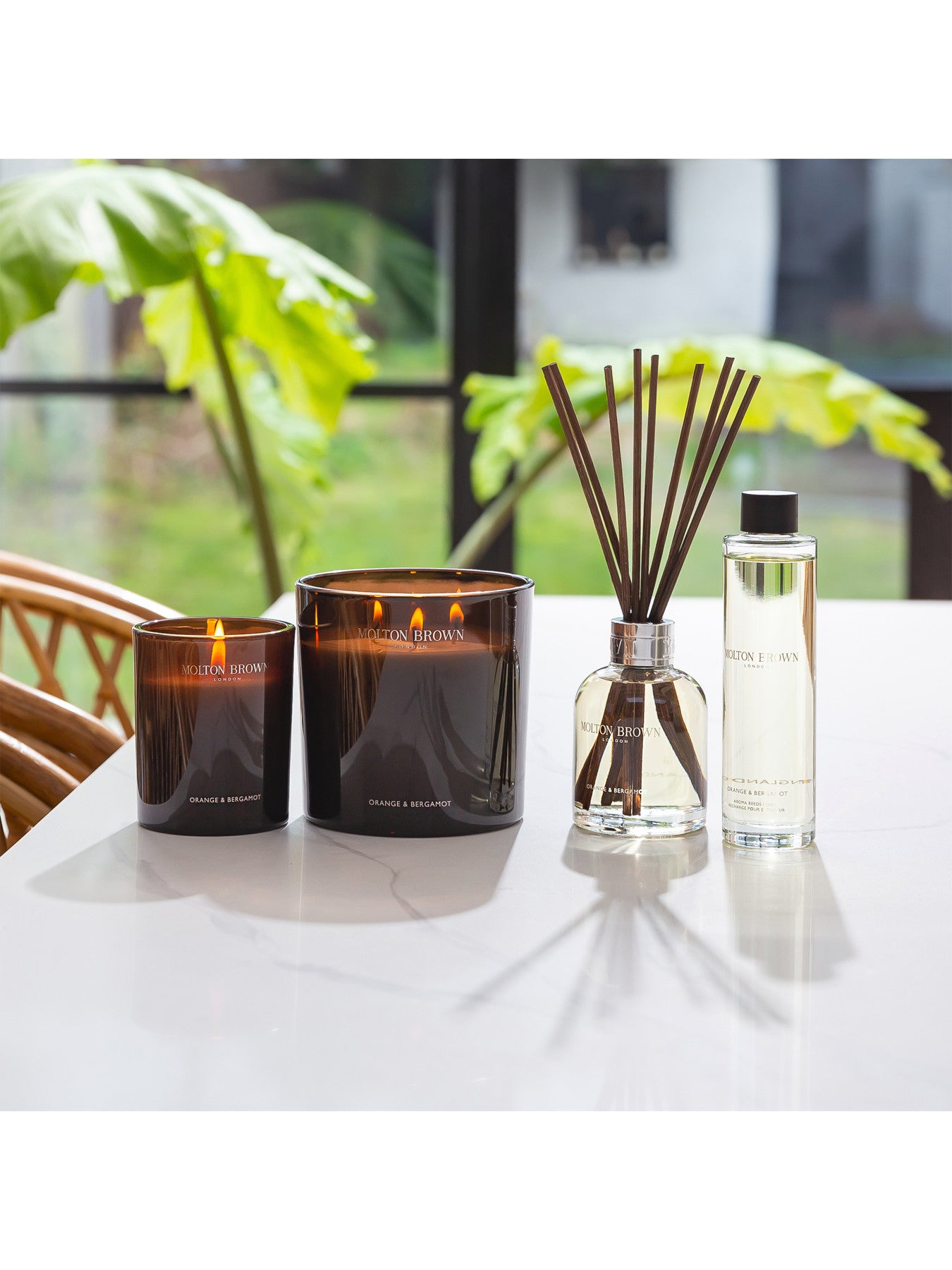 Orange Bergamot Signature Scented Candle Single Wick 190g