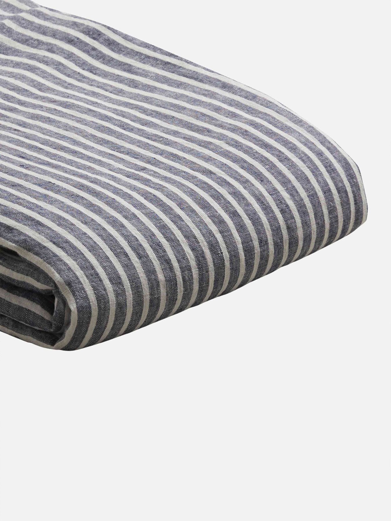 Stripe Linen Flat Sheet