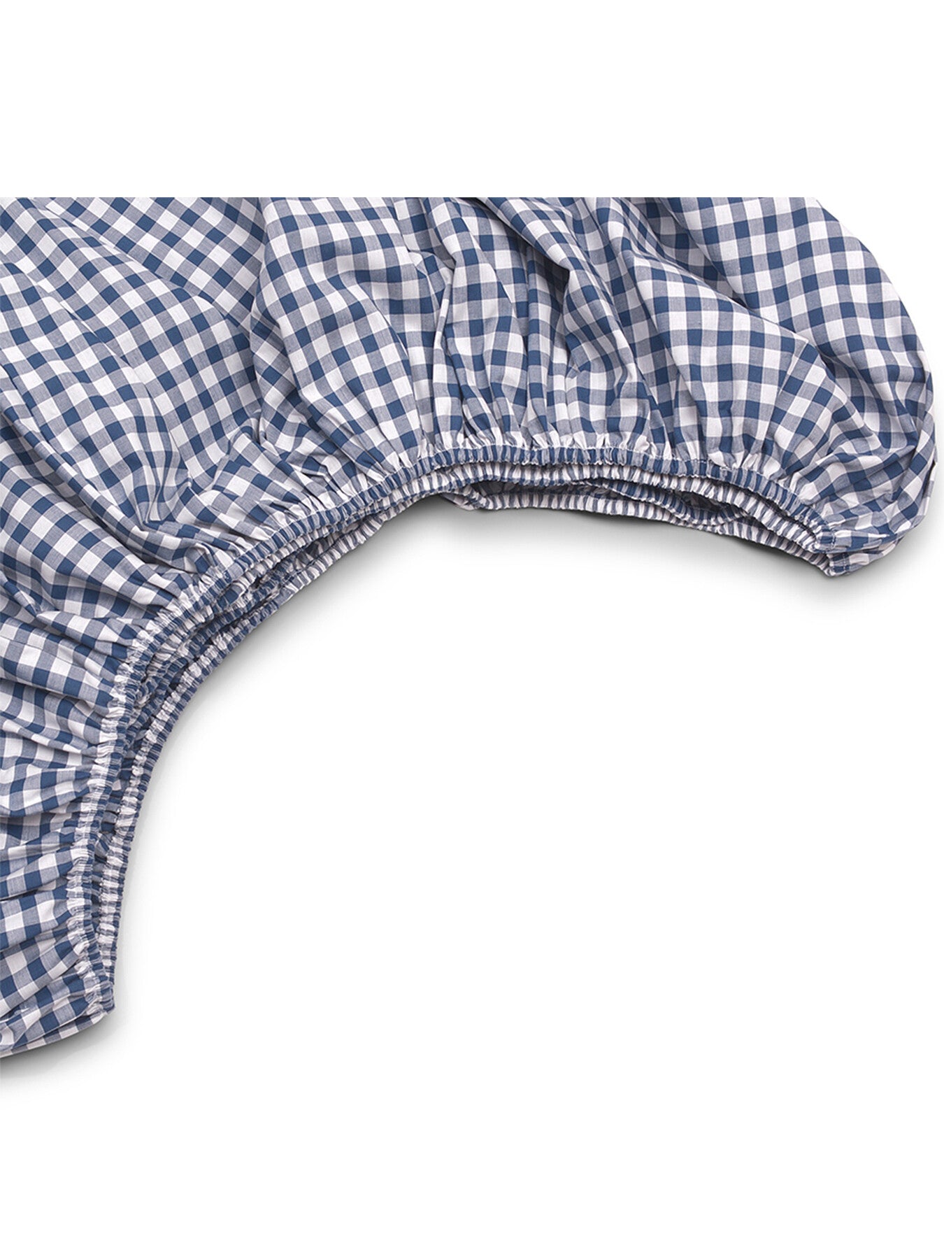 Small Gingham Check Fitted Sheet