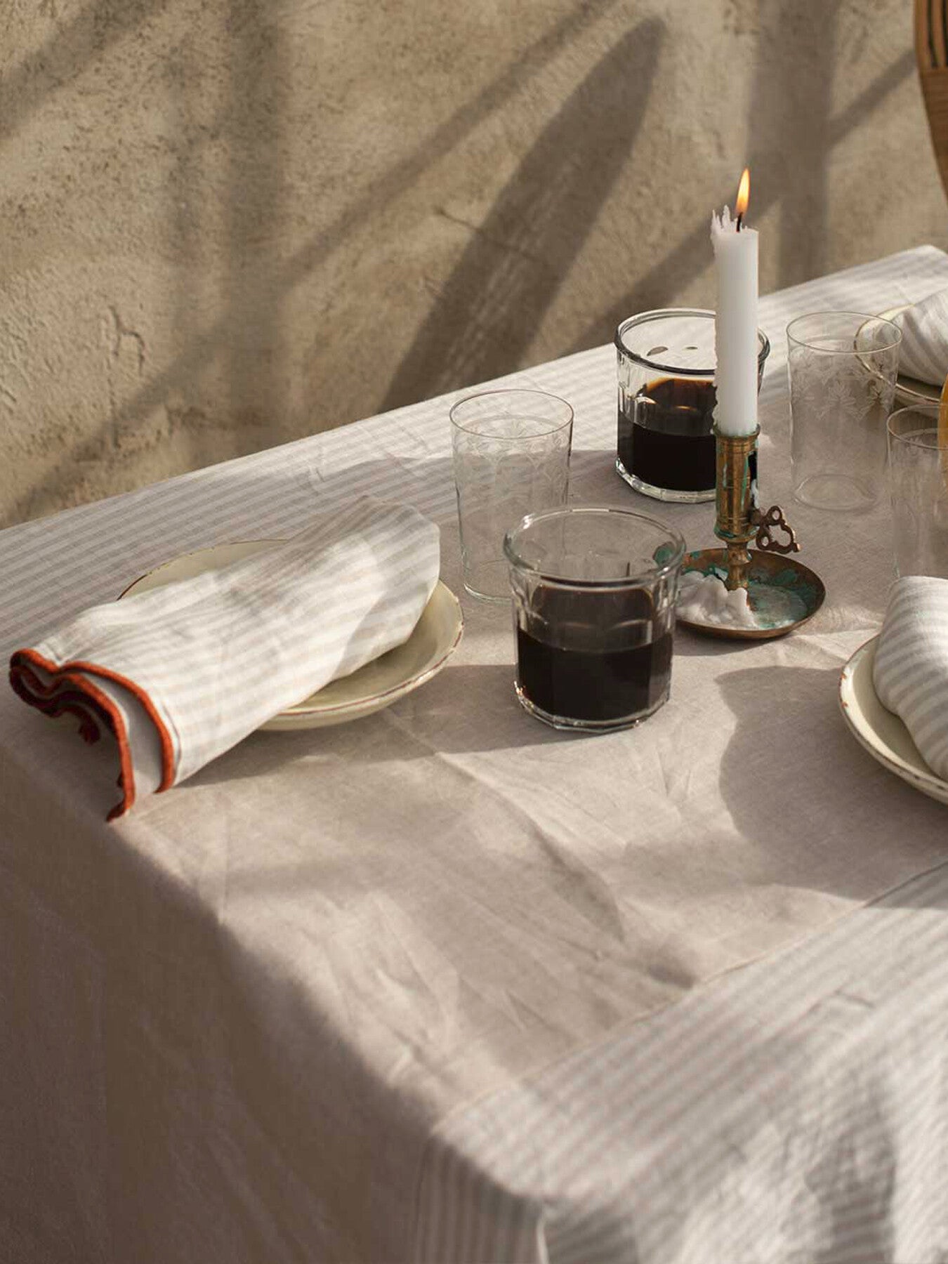 Plain Linen Runner
