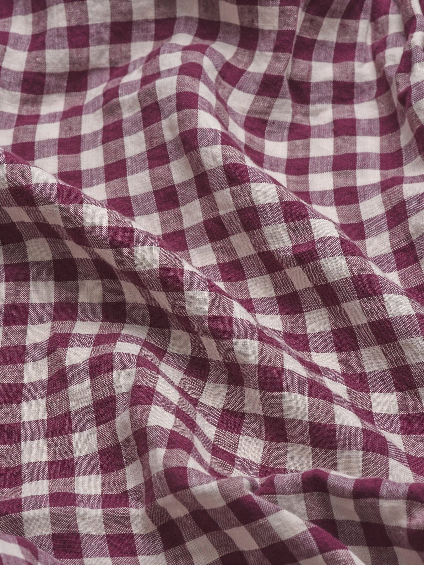 Gingham Linen Pillowcases (pair)
