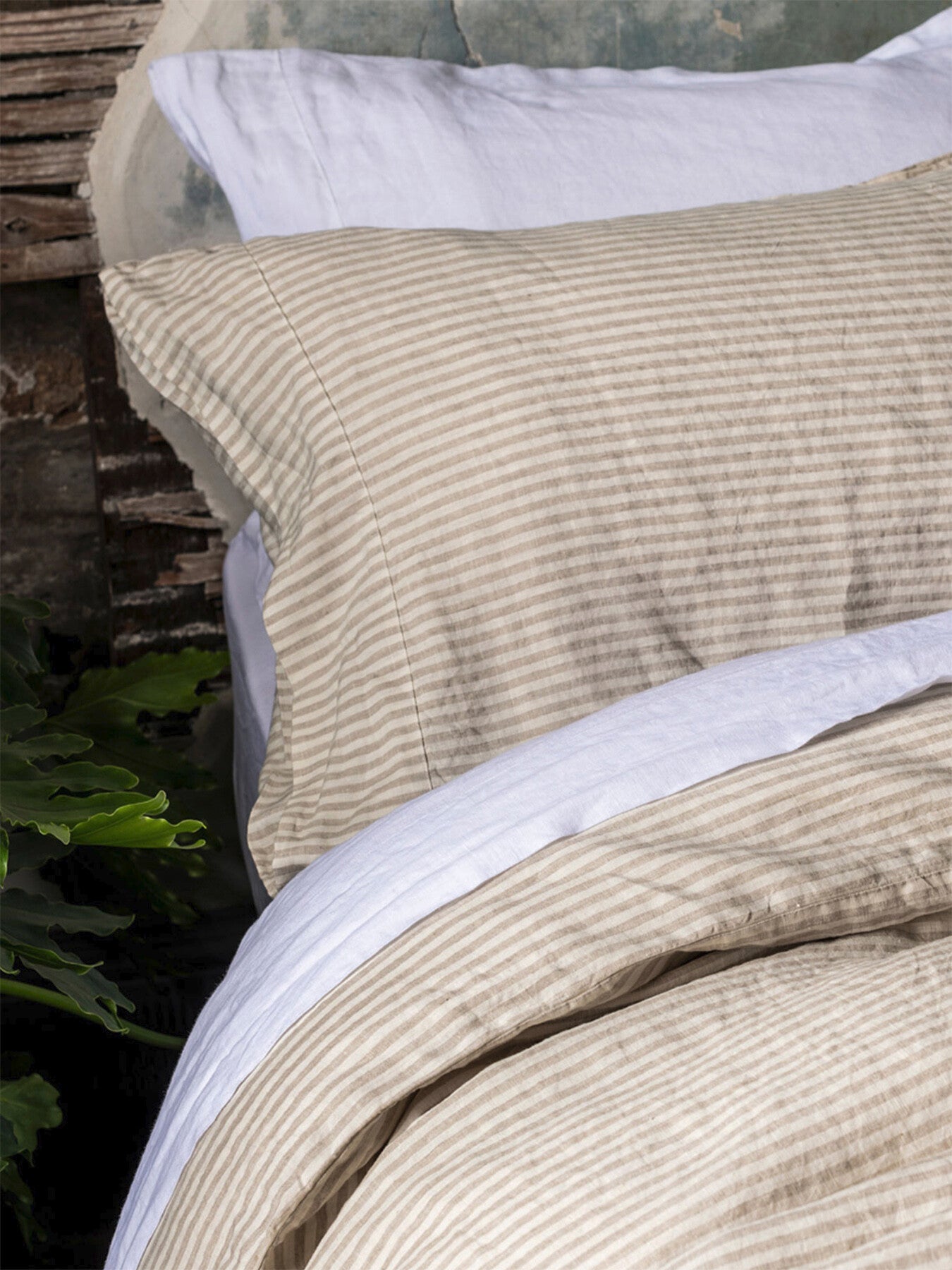 Stripe Linen Pillowcases (pair)