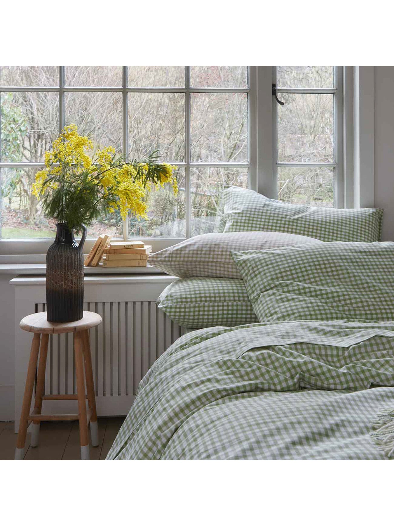 Gingham Cotton Pillowcases (pair)