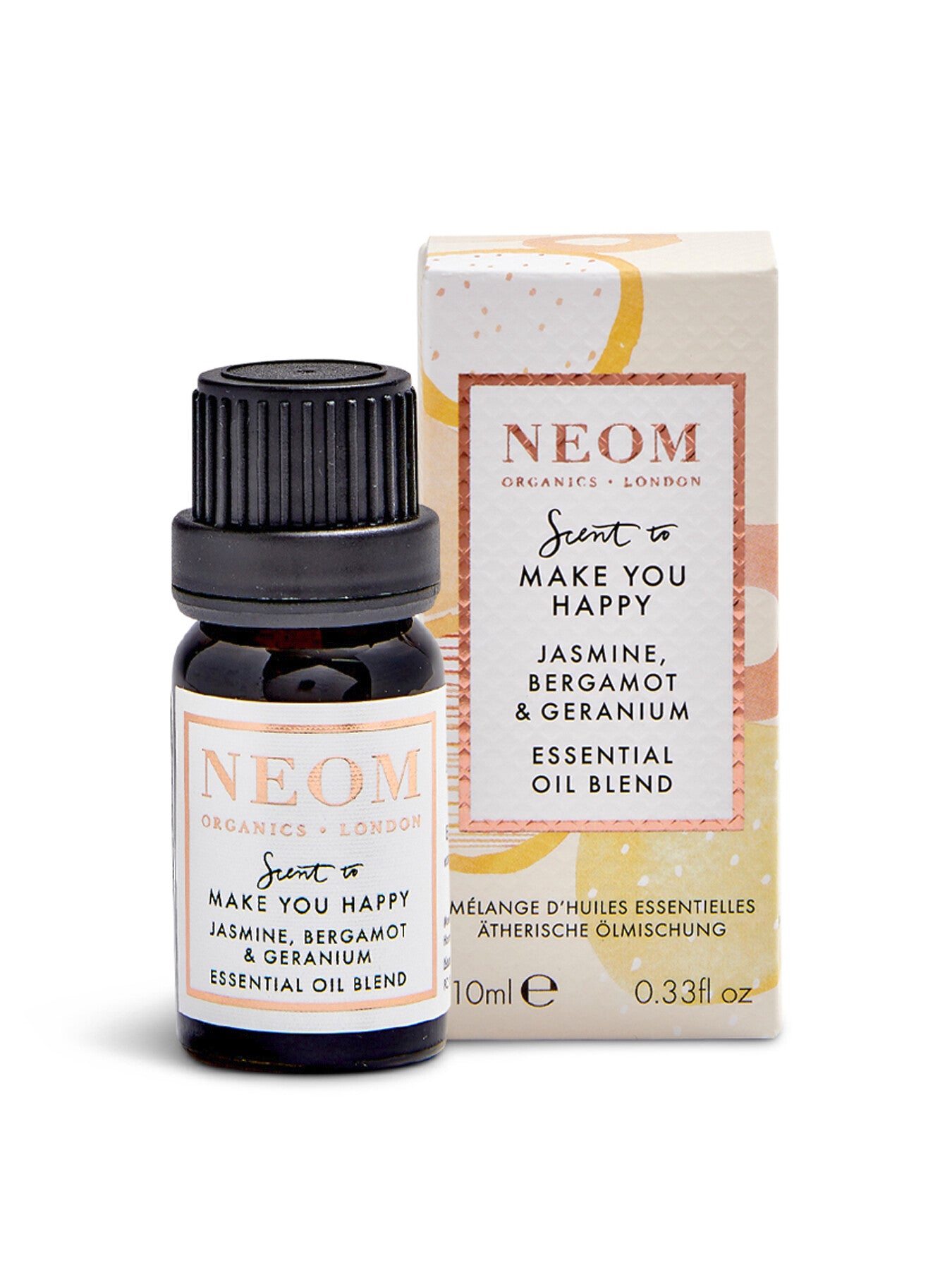 Jasmine Bergamot and Geranium Essential Oil Blend 10ml