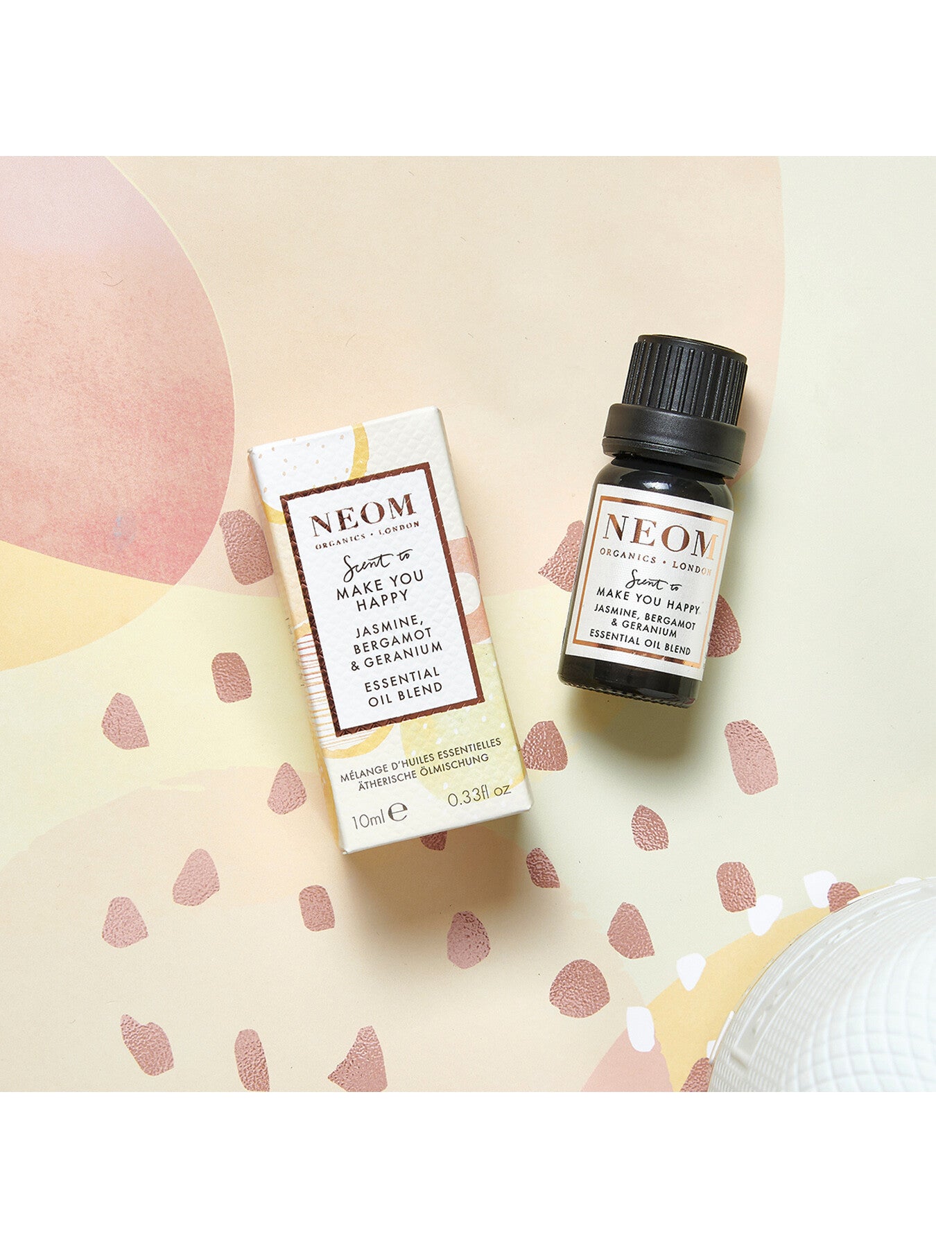 Jasmine Bergamot and Geranium Essential Oil Blend 10ml