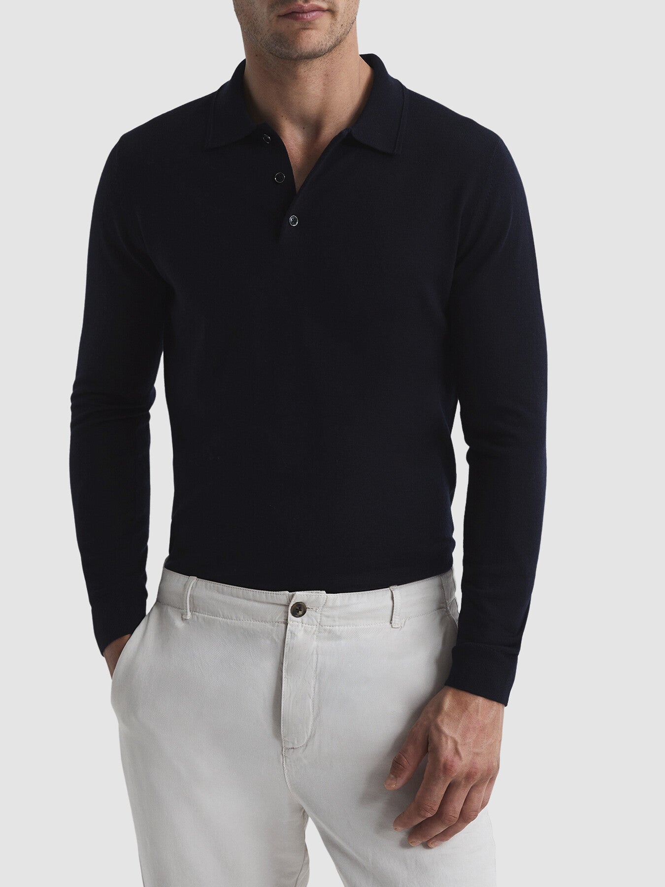 Trafford Merino Wool Polo Shirt