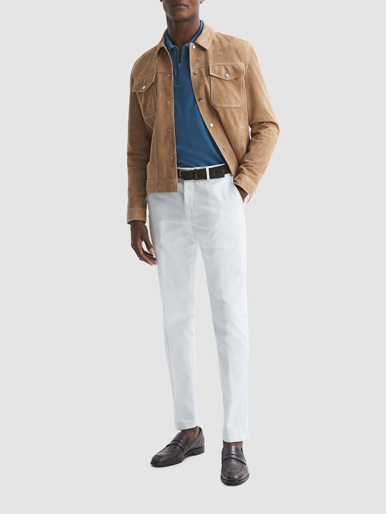 Maxwell Merino Zip Neck Polo