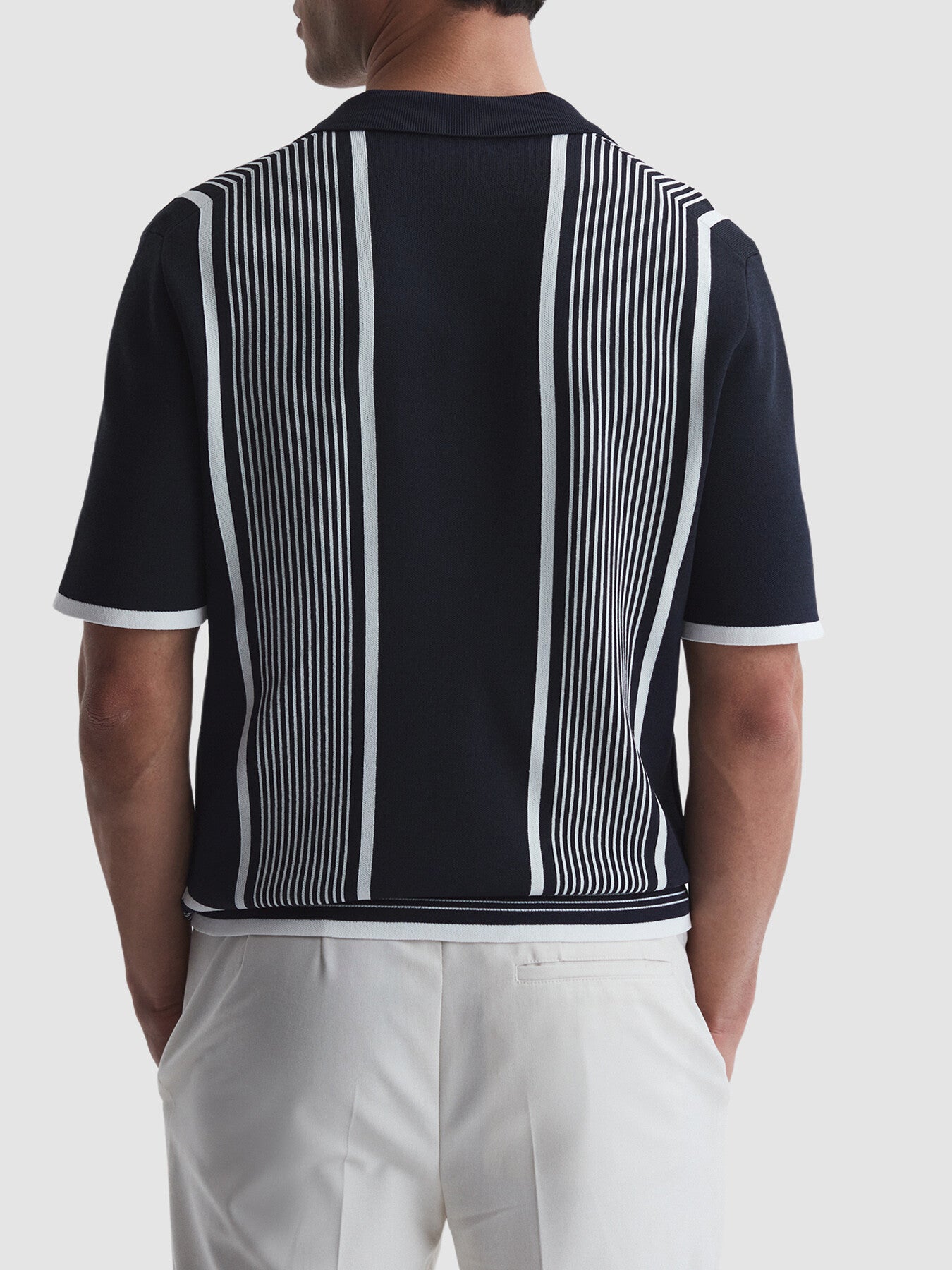 Heath Striped Cuban Collar Shirt