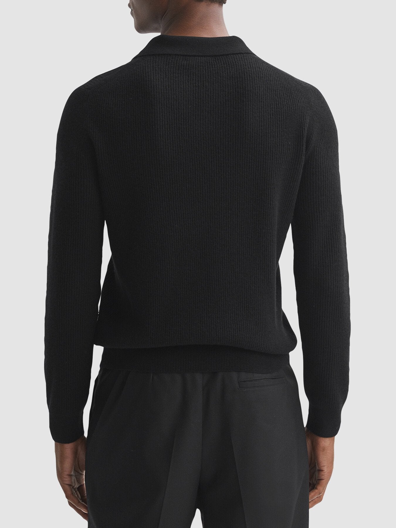 Malik Wool Open Collar Top