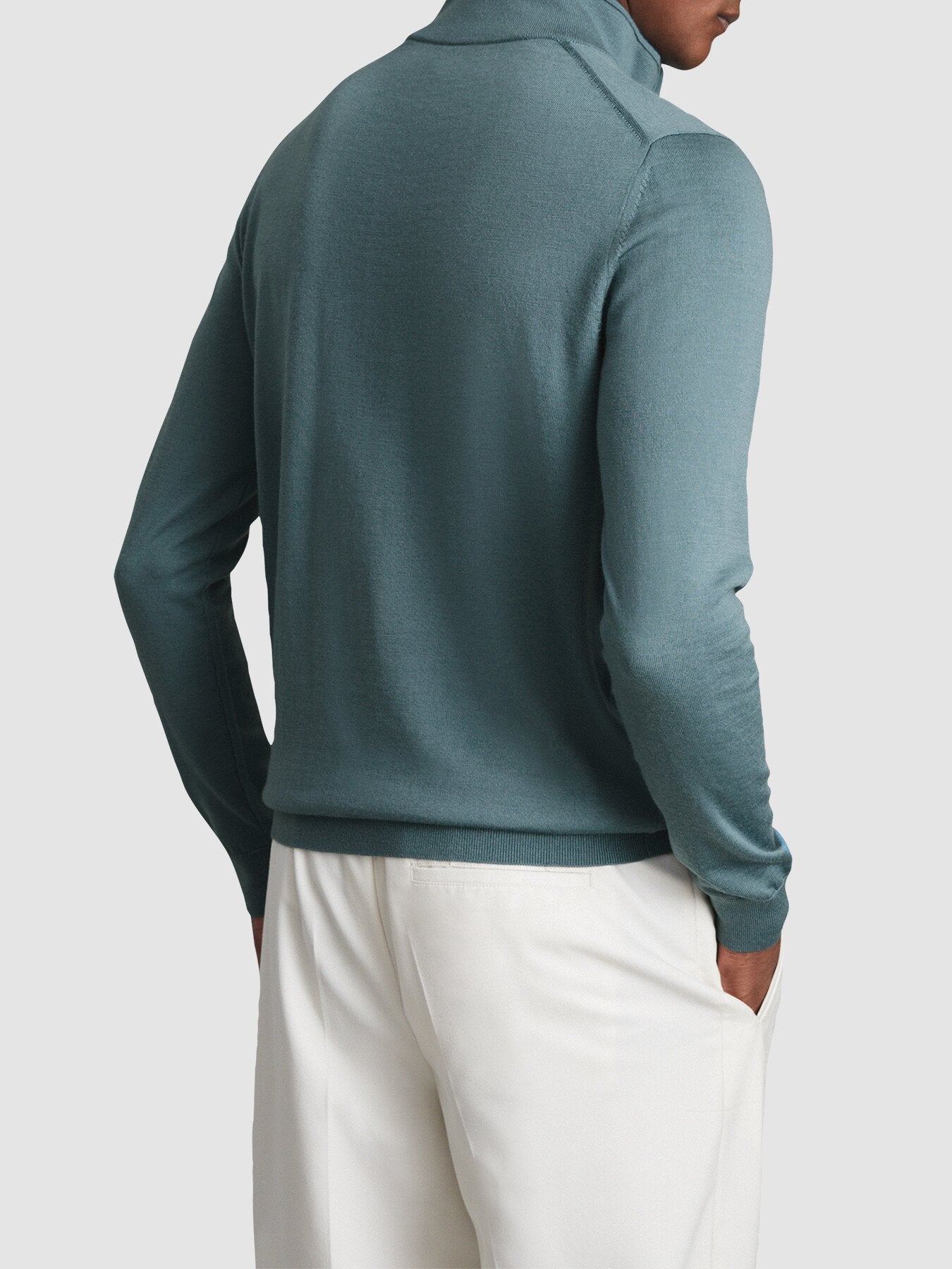 Blackhall Merino Wool Half-Zip Funnel Neck Jumper
