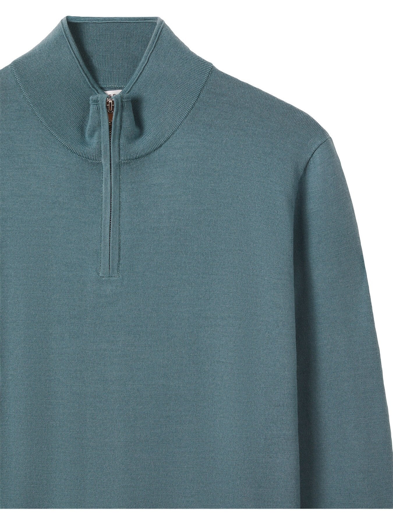 Blackhall Merino Wool Half-Zip Funnel Neck Jumper