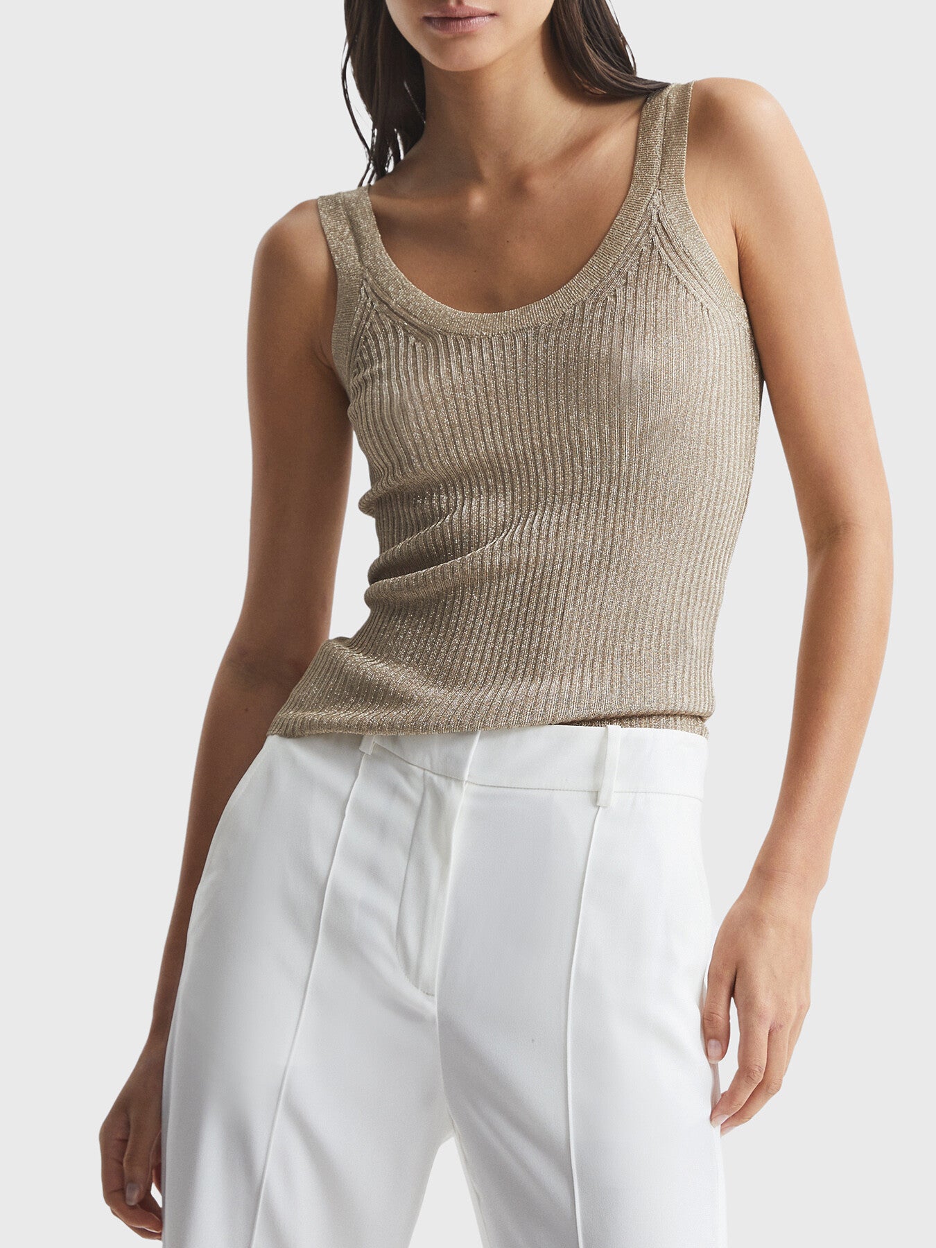 Imogen Metallic Top